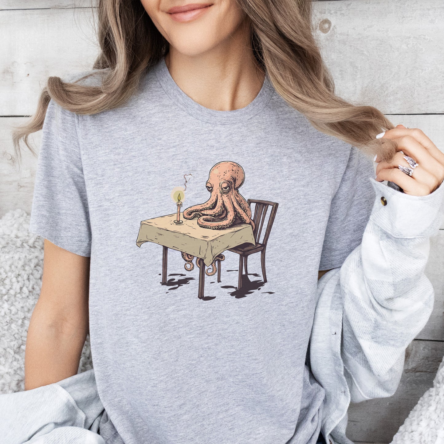 Lonely Hearts Club: The Single Octopus T-Shirt