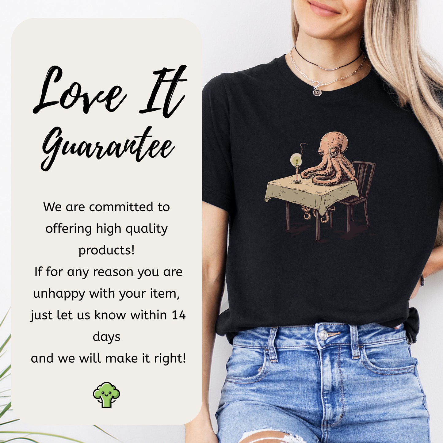 Lonely Hearts Club: The Single Octopus T-Shirt