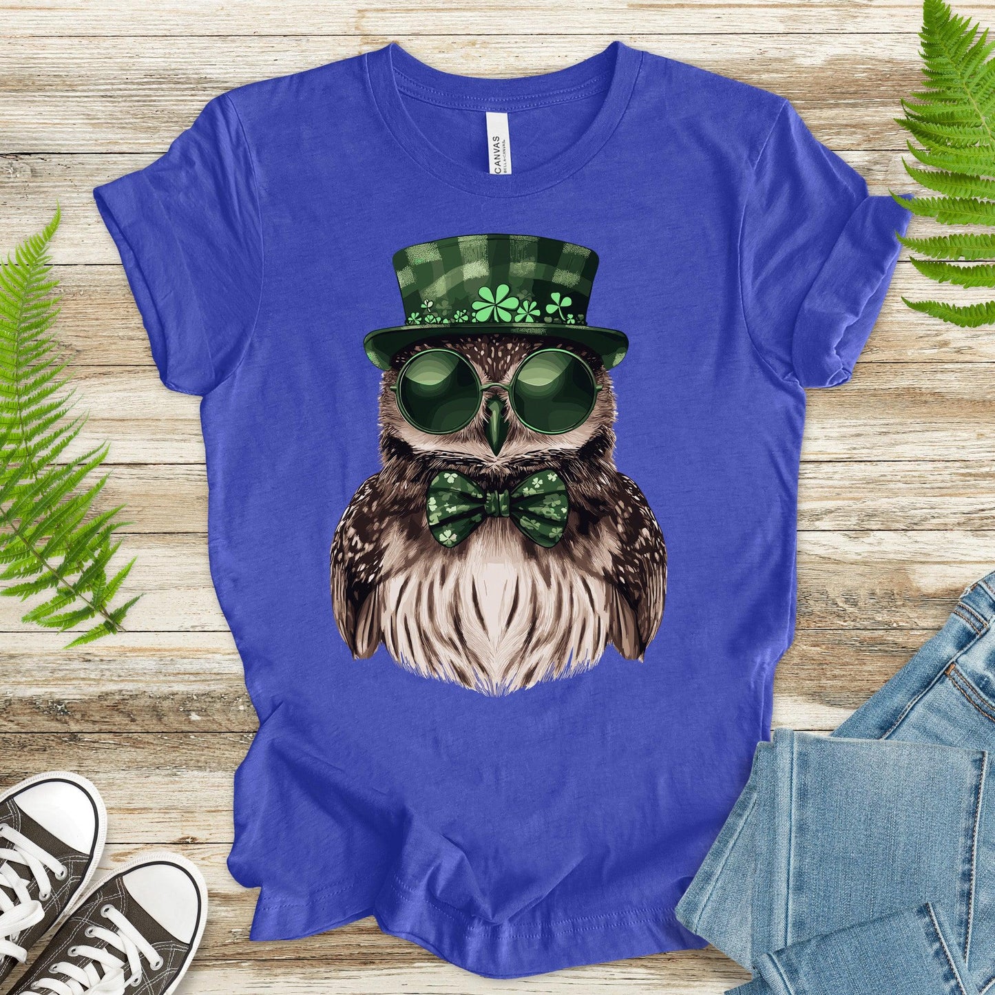 Owl Be Lucky: St. Patrick’s Day Owl T-Shirt - TShirtree