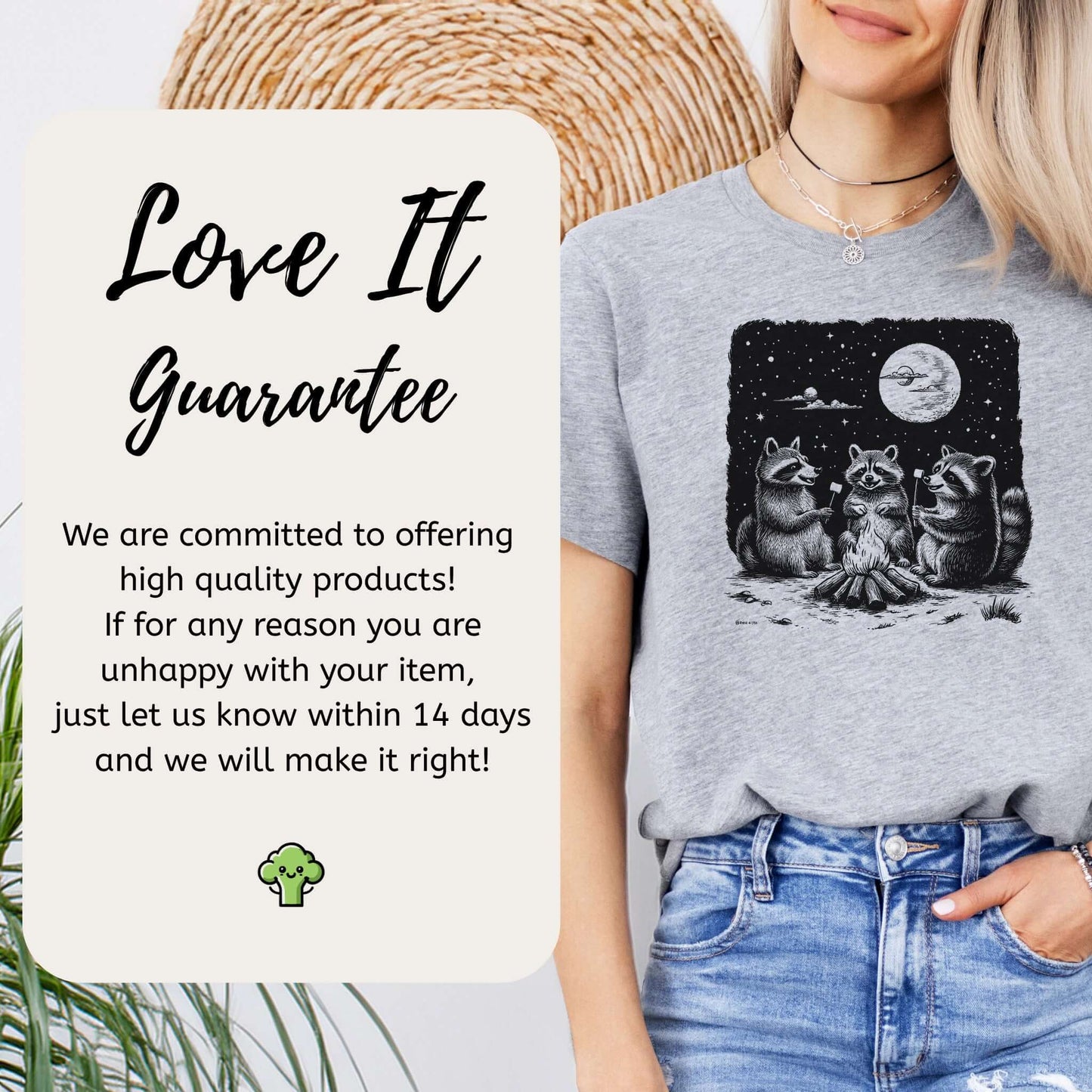Raccoon Campfire Party T-Shirt