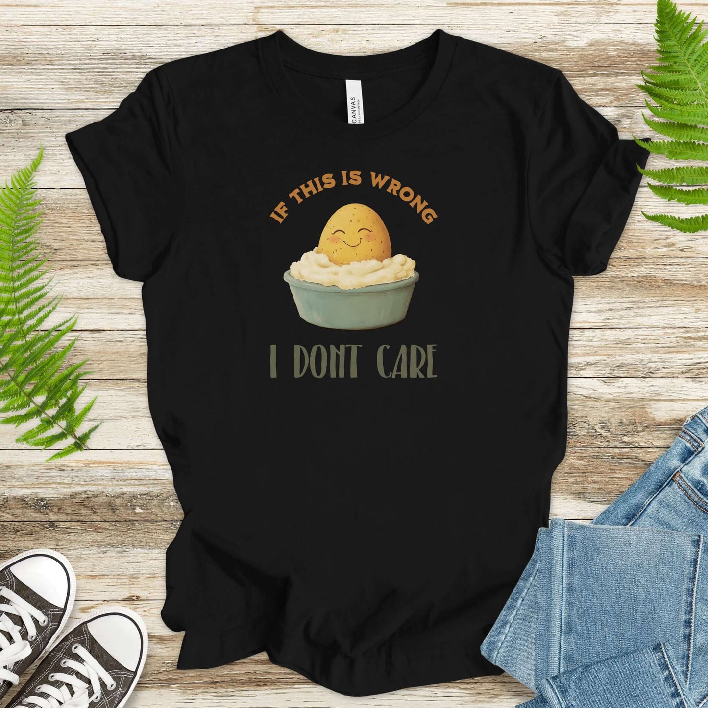 Relaxing Potato Bath Funny T-Shirt