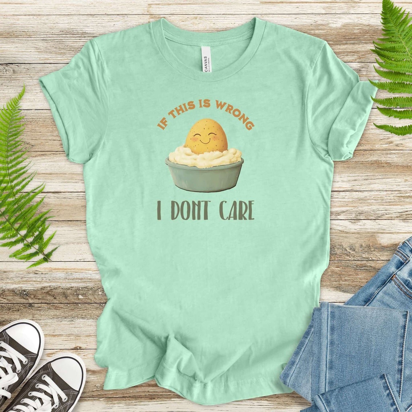 Relaxing Potato Bath Funny T-Shirt