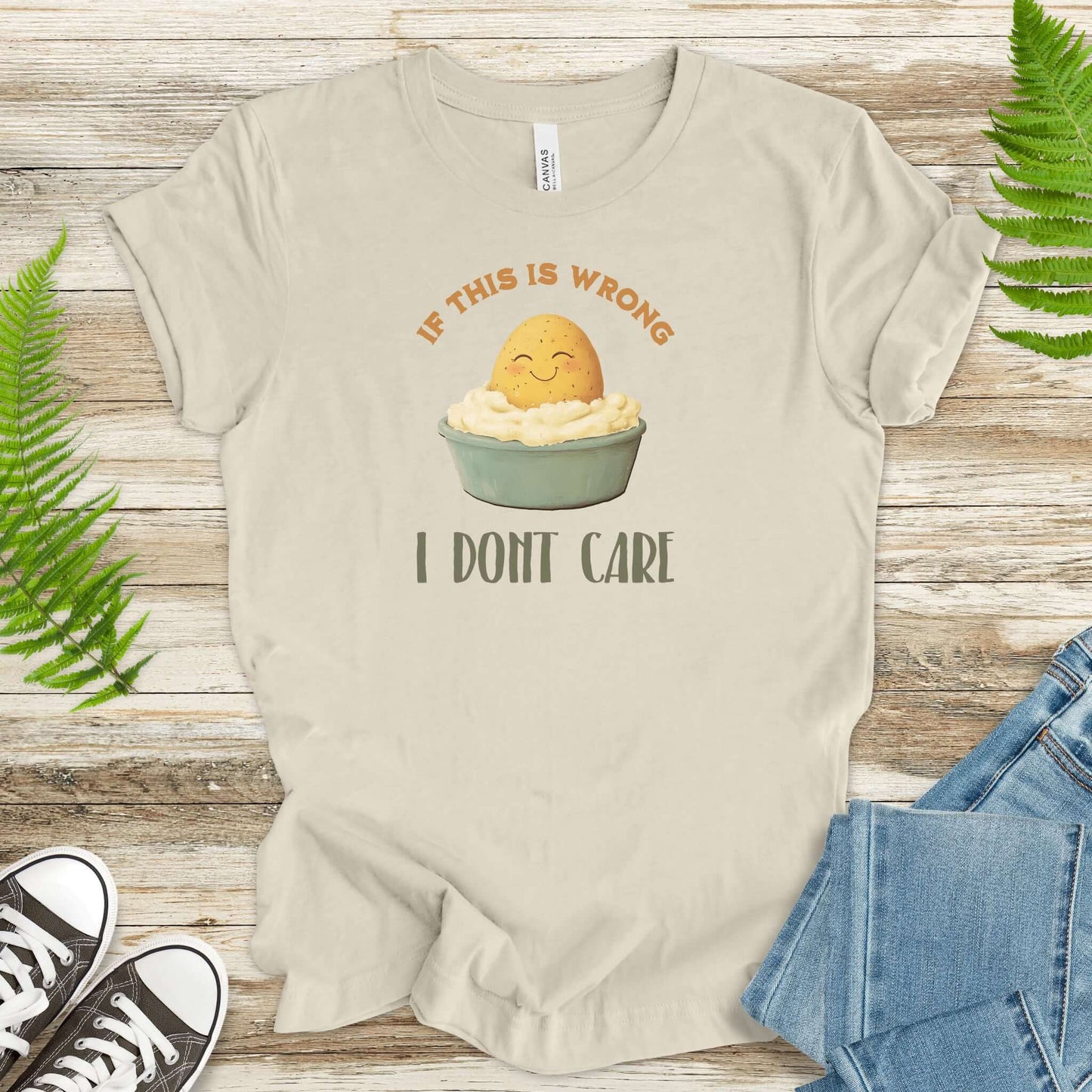 Relaxing Potato Bath Funny T-Shirt