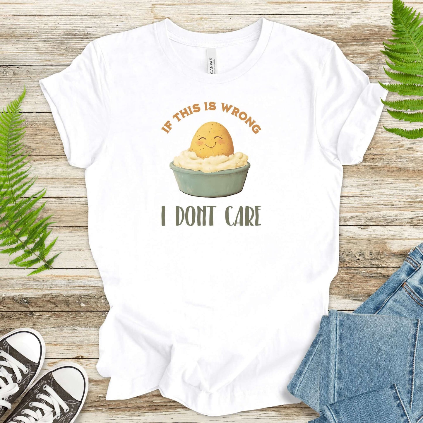 Relaxing Potato Bath Funny T-Shirt