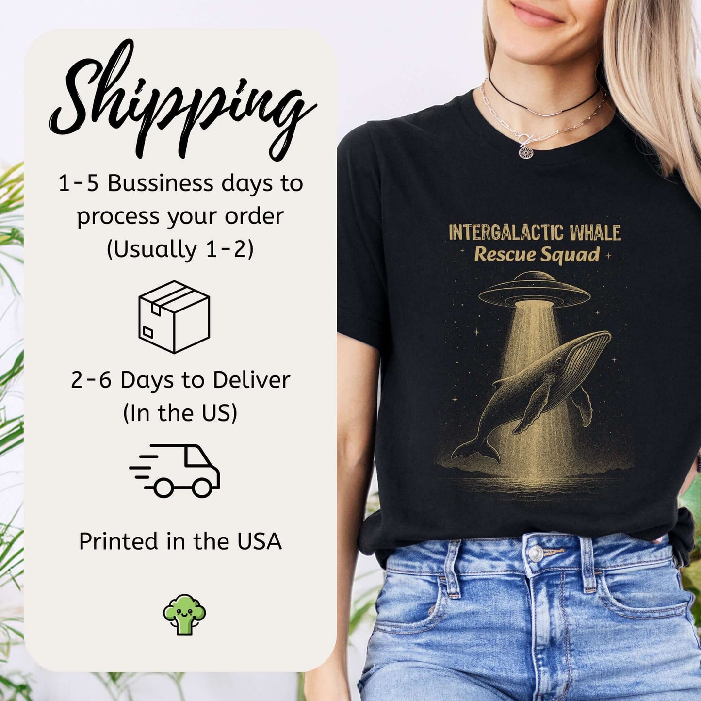 Intergalactic Whale Rescue Squad Shirt – Funny Humpback Whale T-Shirt