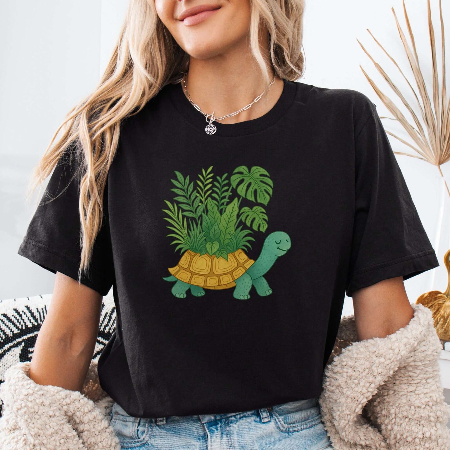 Jungle Tortoise Plant Lover T-Shirt