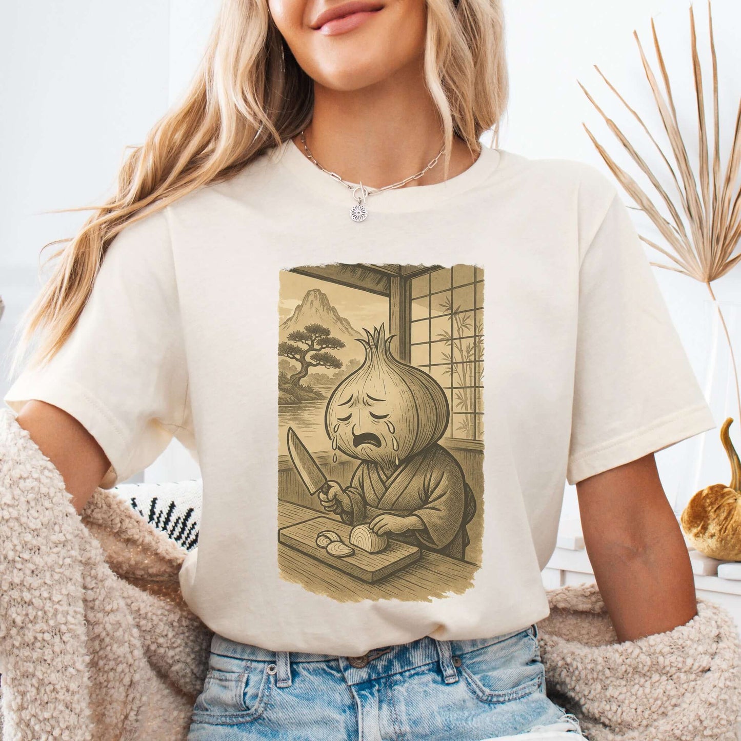 Crying Onion Chef Japanese Style T-Shirt