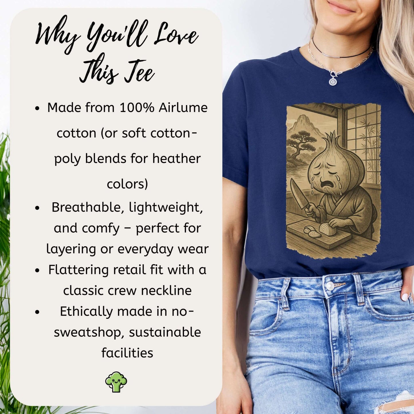 Crying Onion Chef Japanese Style T-Shirt