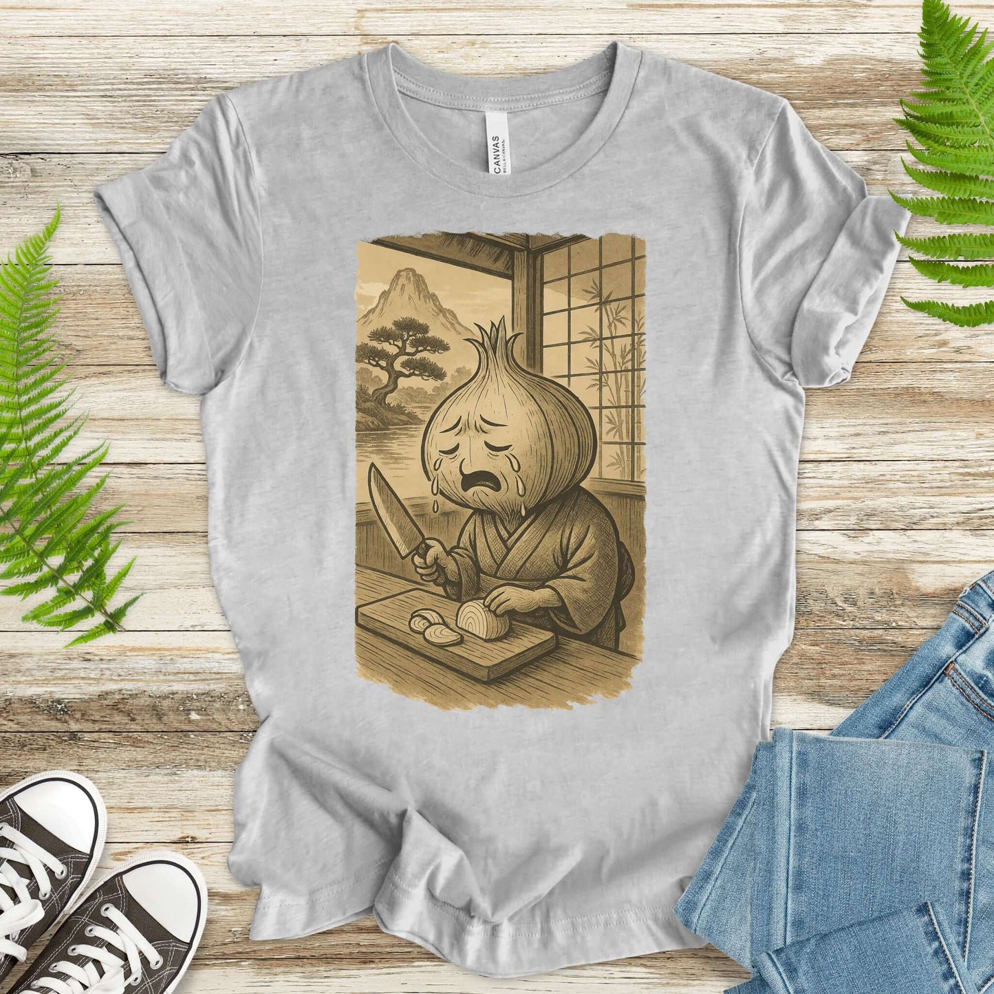 Crying Onion Chef Japanese Style T-Shirt