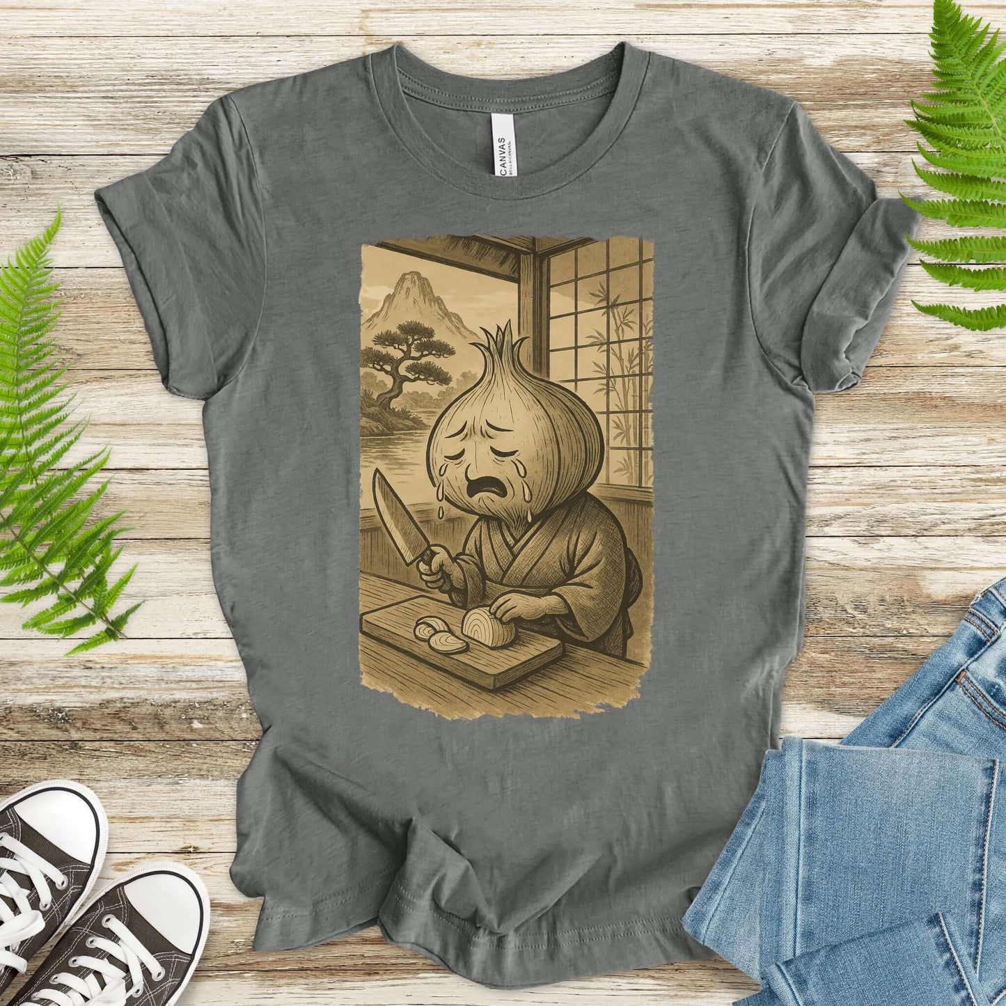 Crying Onion Chef Japanese Style T-Shirt