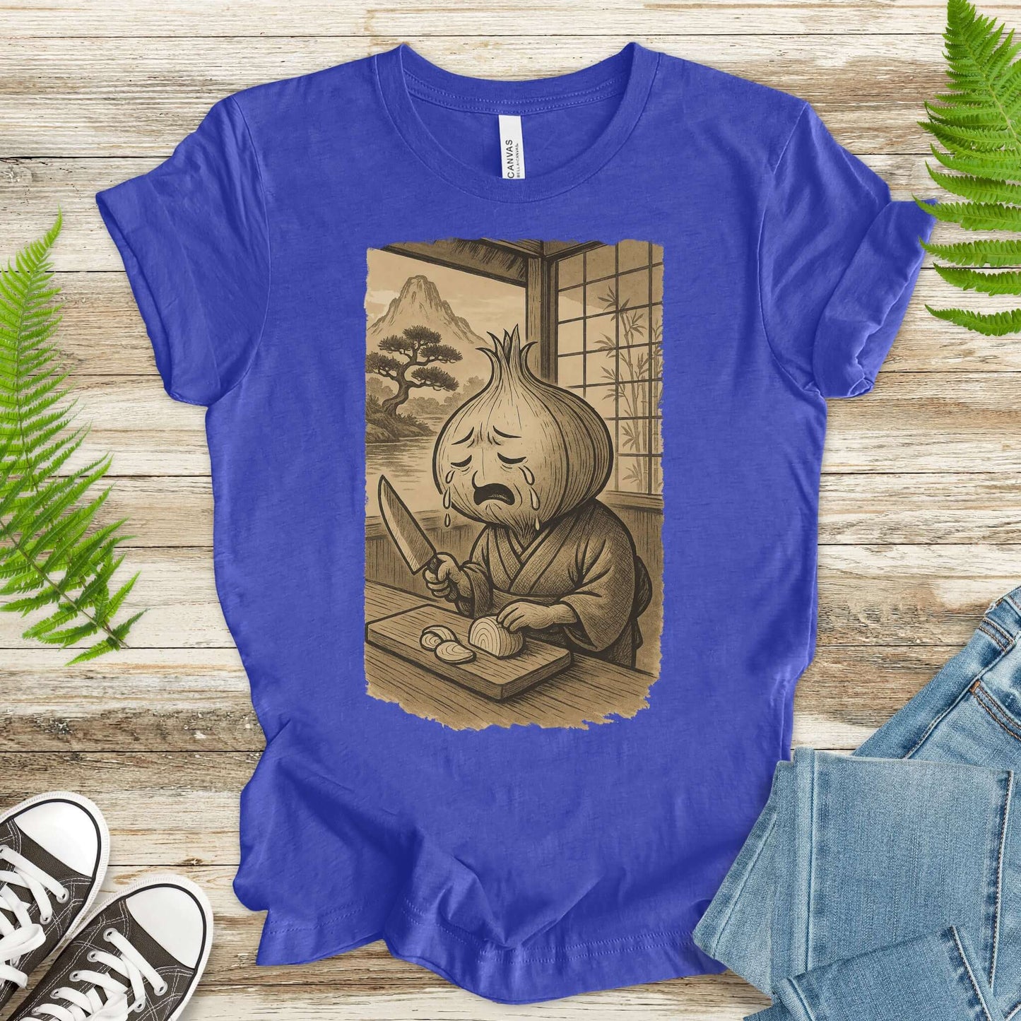 Crying Onion Chef Japanese Style T-Shirt