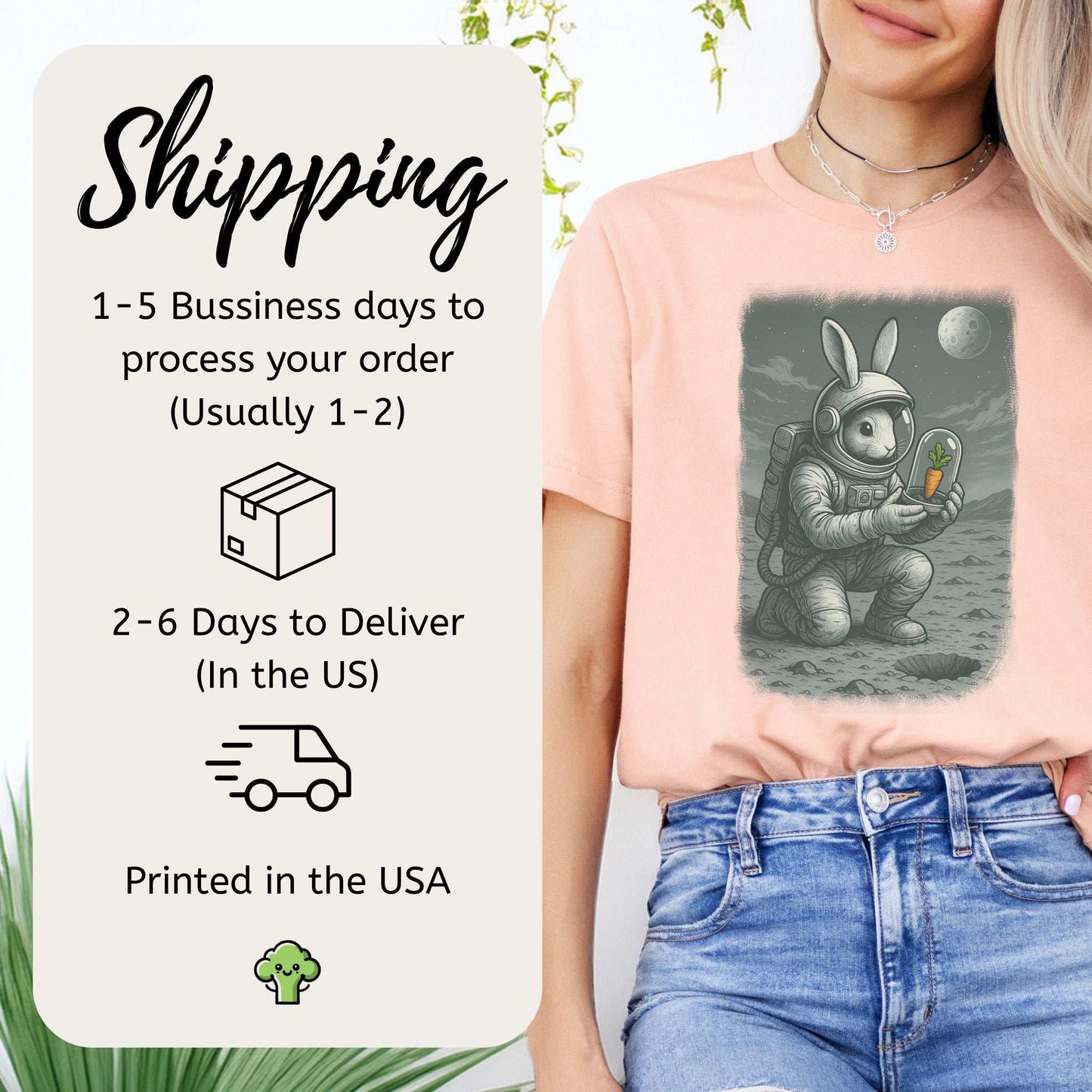 Astronaut Bunny Carrot T-Shirt – Funny Space Rabbit Galaxy Tee