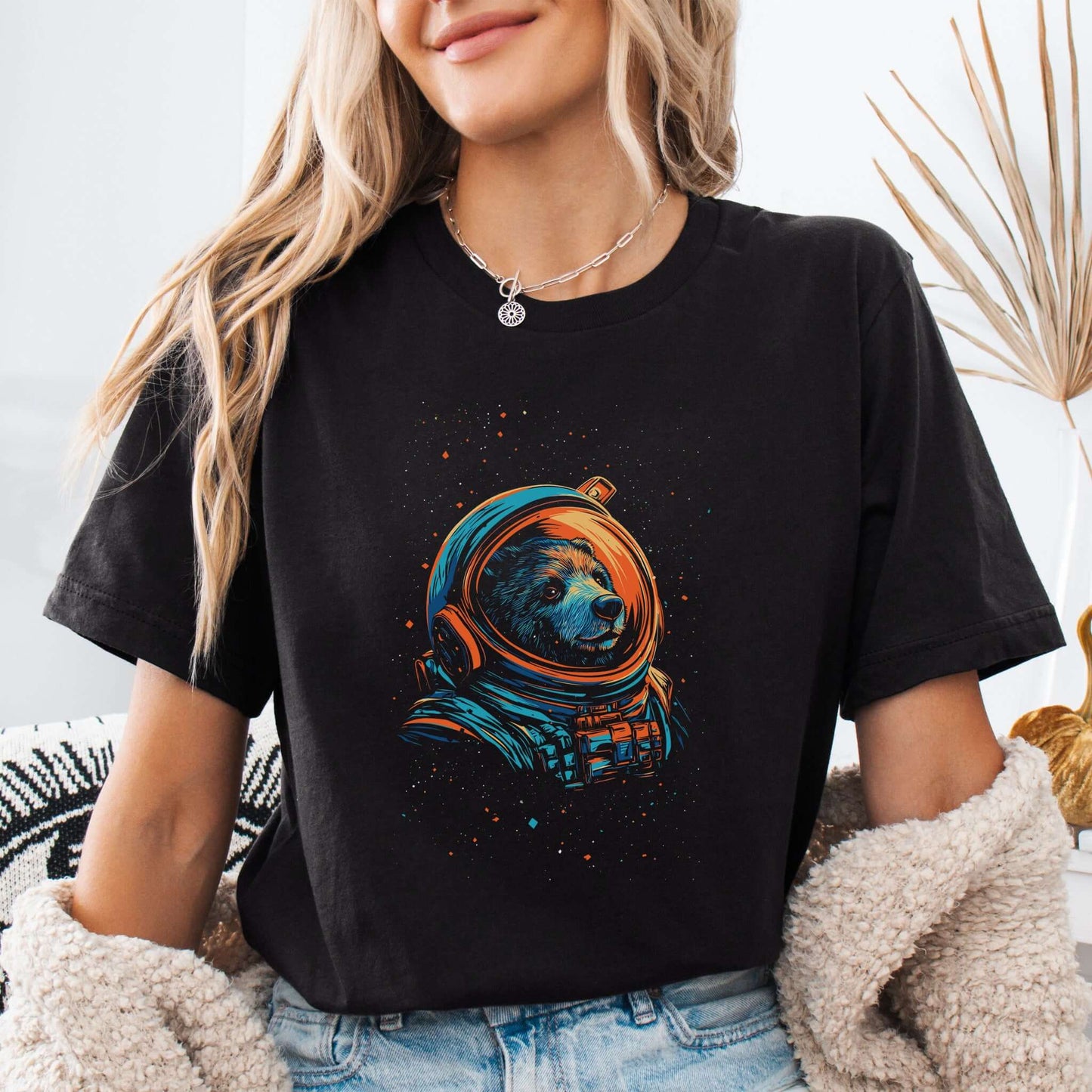 Cosmic Explorer Bear Shirt – Space Animal Astronaut T-Shirt