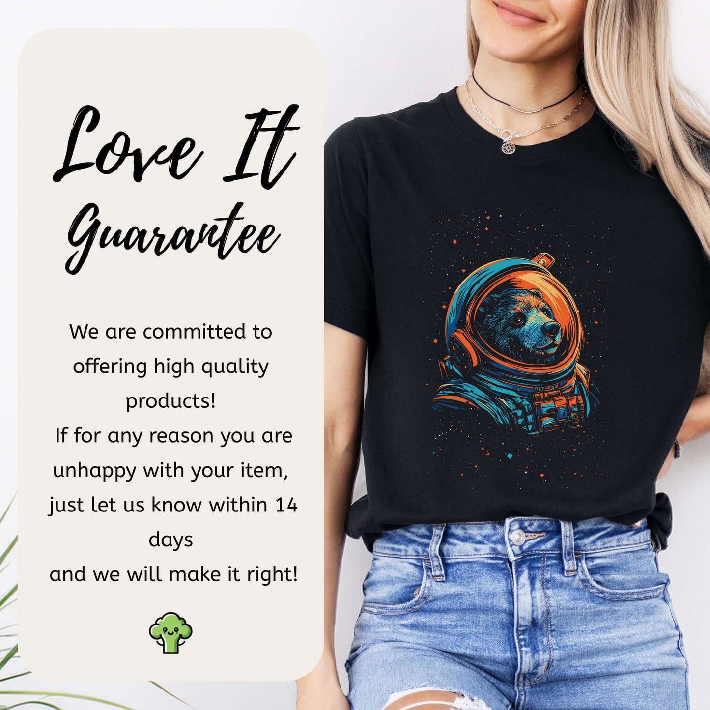 Cosmic Explorer Bear Shirt – Space Animal Astronaut T-Shirt