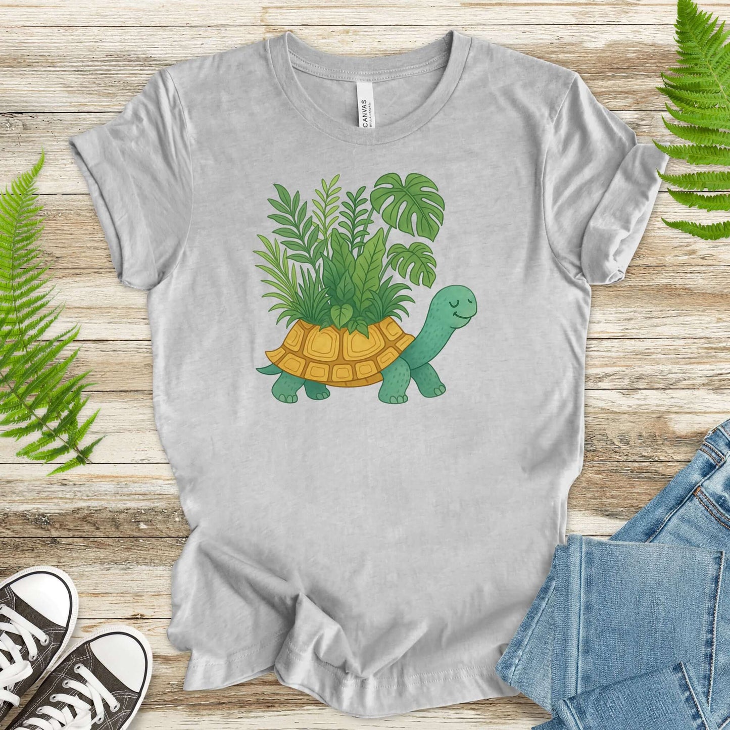 Jungle Tortoise Plant Lover T-Shirt