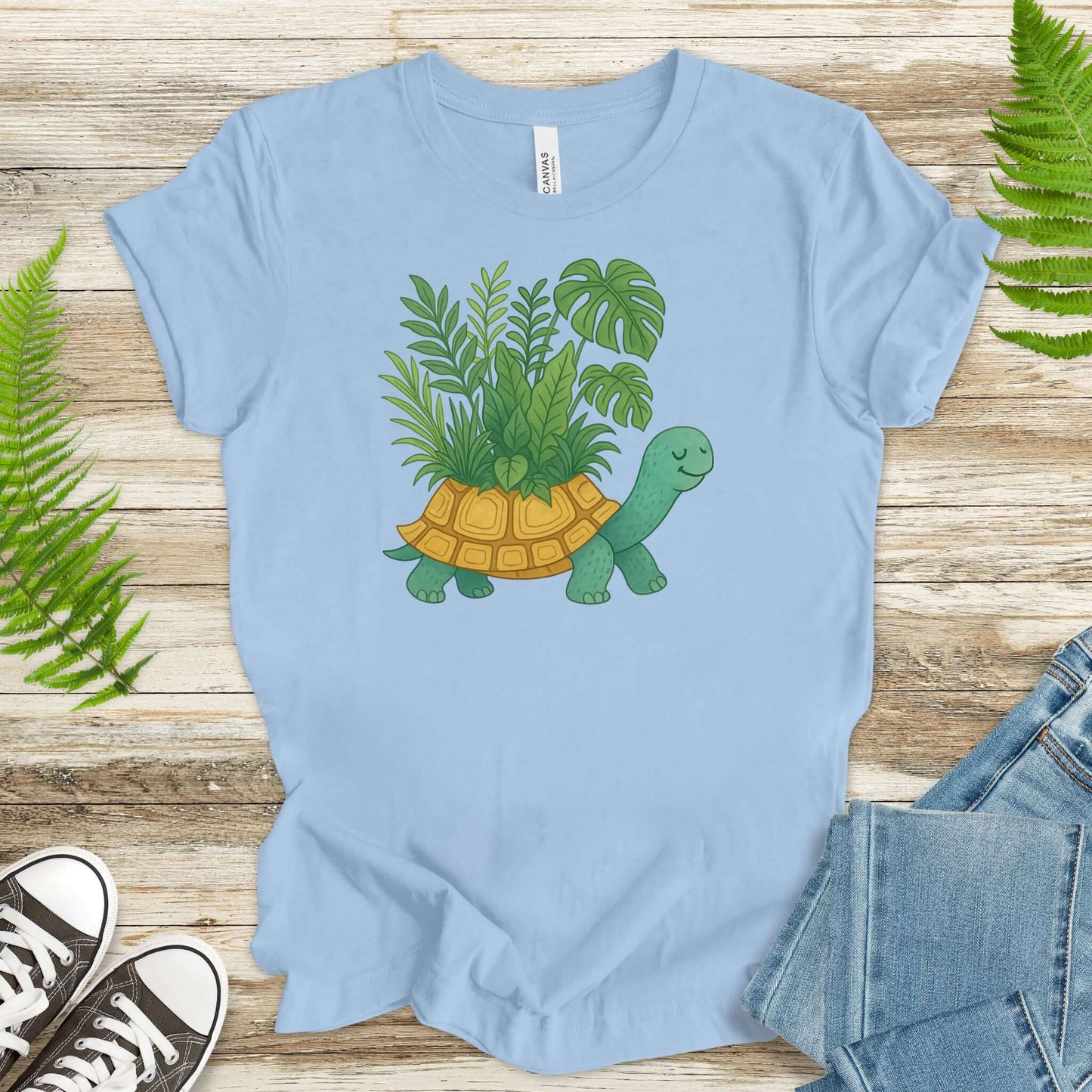 Jungle Tortoise Plant Lover T-Shirt
