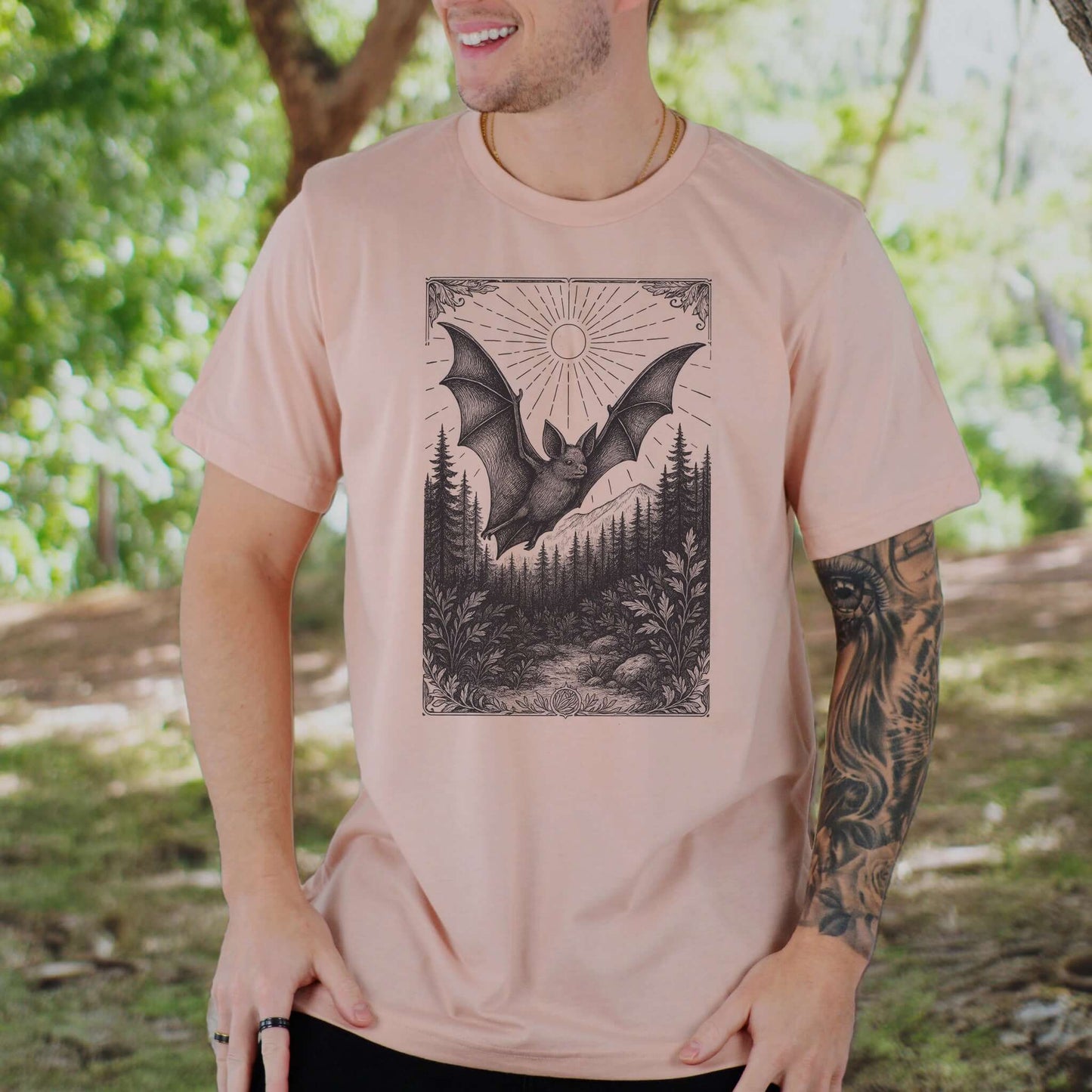 Nocturnal Guide – Bat Spirit Animal T-Shirt