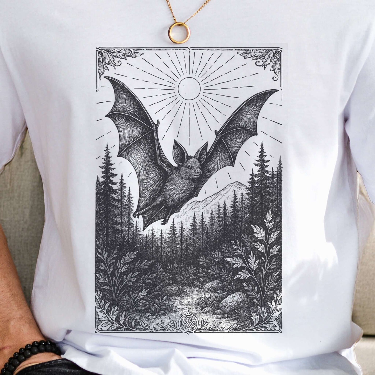 Nocturnal Guide – Bat Spirit Animal T-Shirt