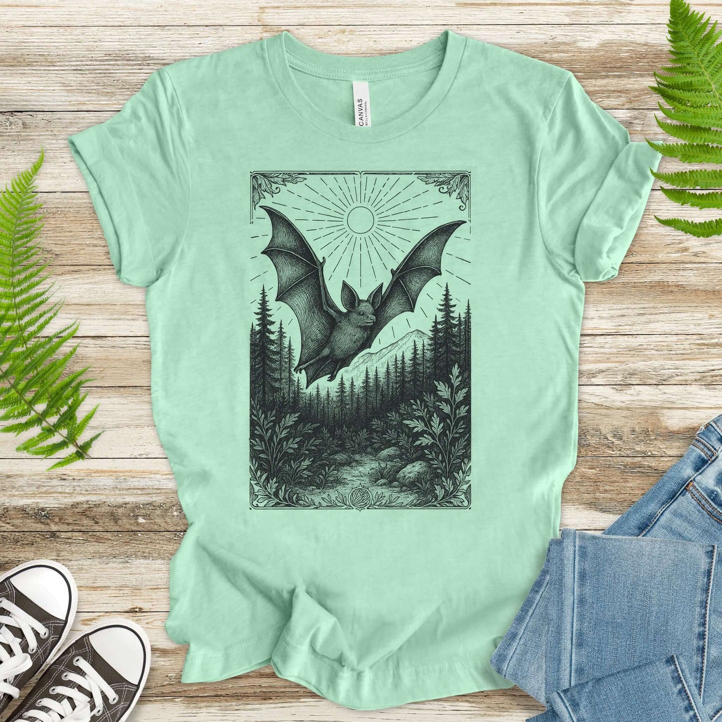Nocturnal Guide – Bat Spirit Animal T-Shirt