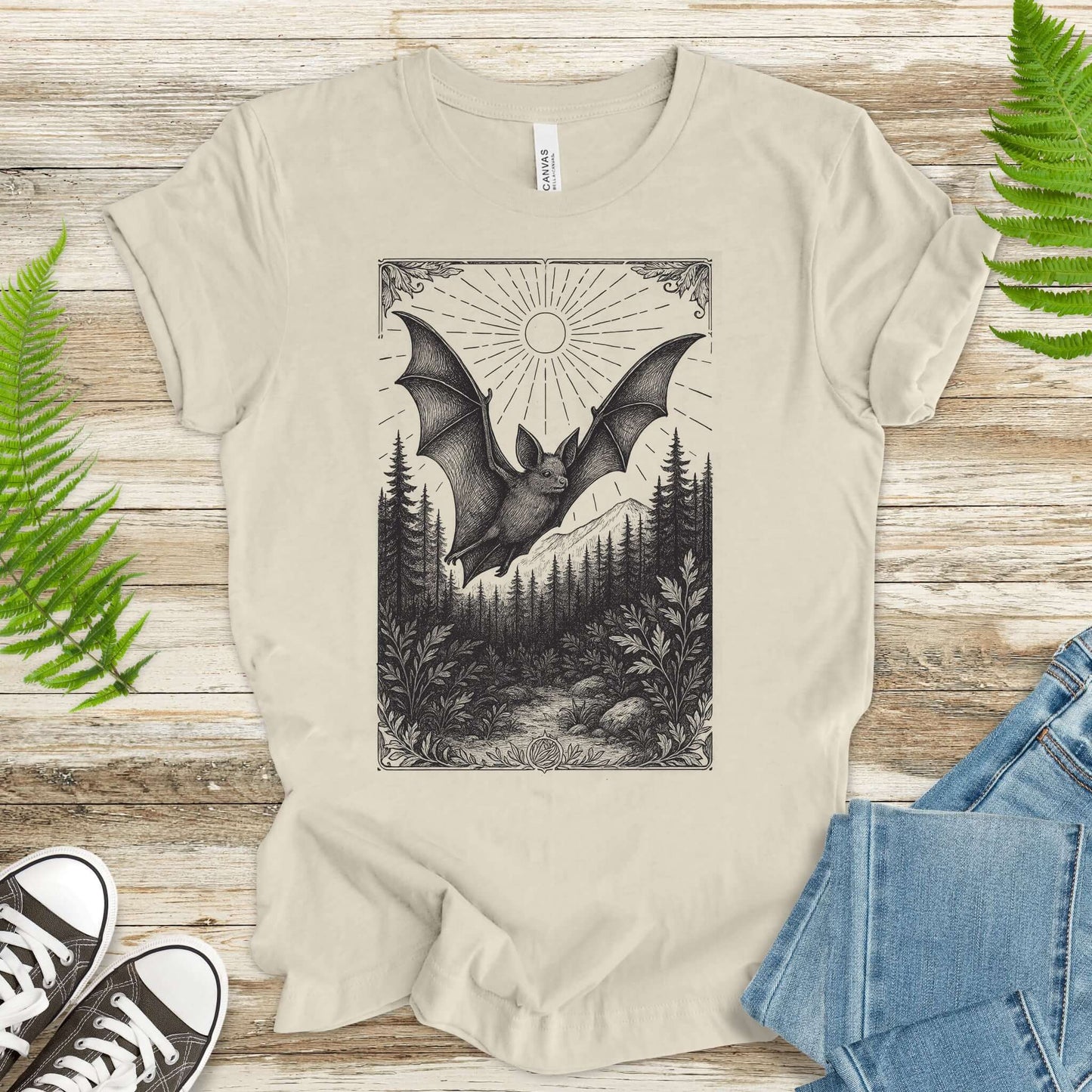 Nocturnal Guide – Bat Spirit Animal T-Shirt