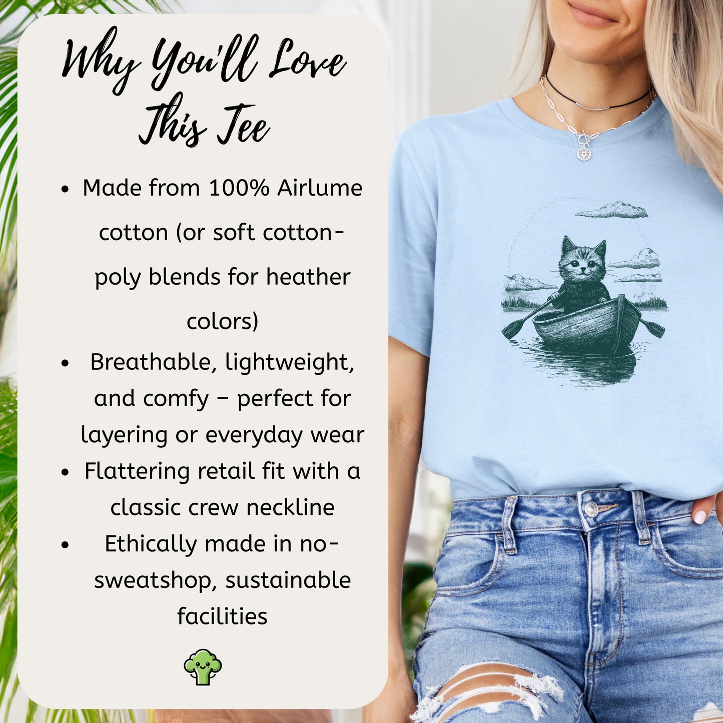 Cat in a Rowboat Mysterioust T-Shirt