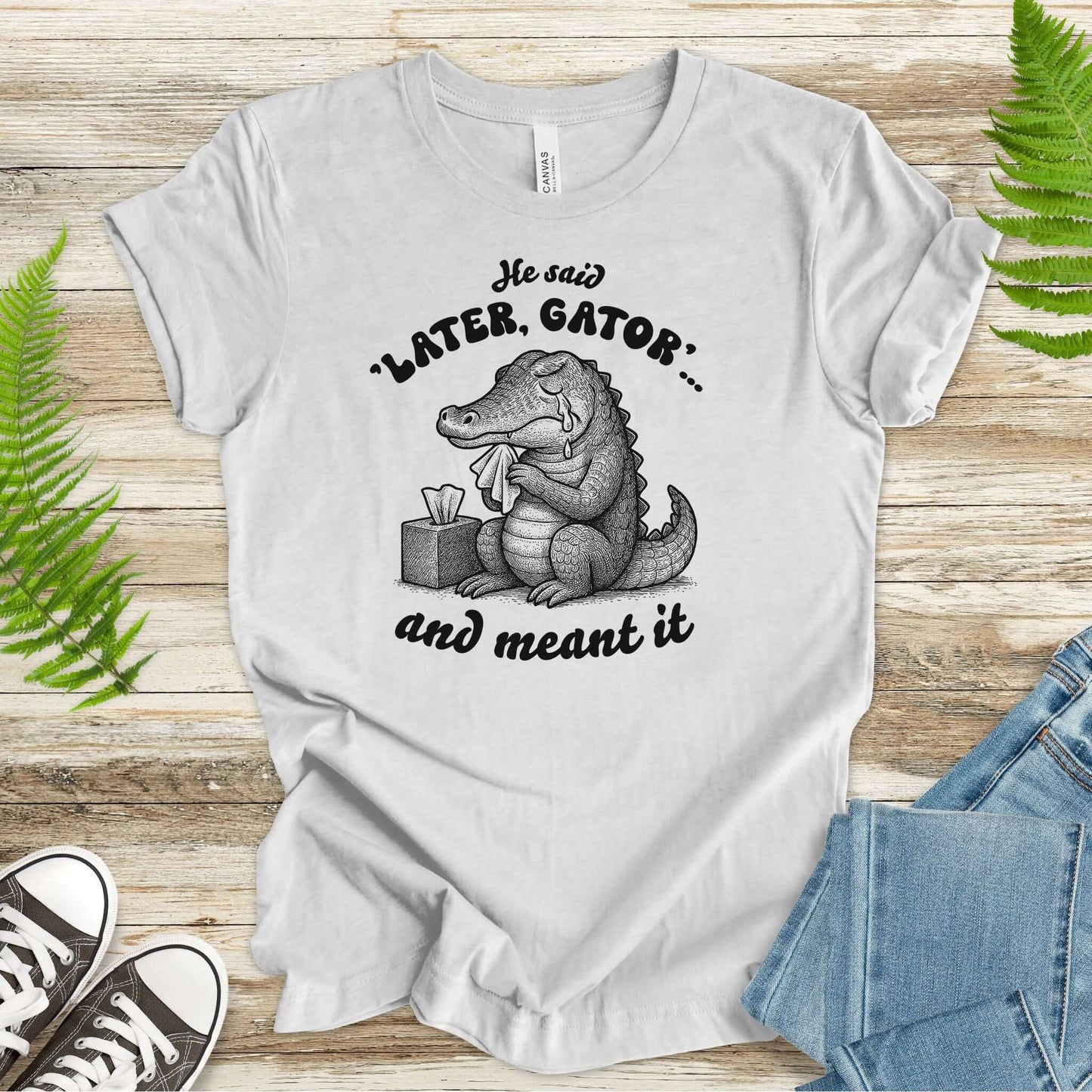 Later Gator Crocodile Shirt – Funny Retro Alligator Meme Tee, Southern Style Lovers