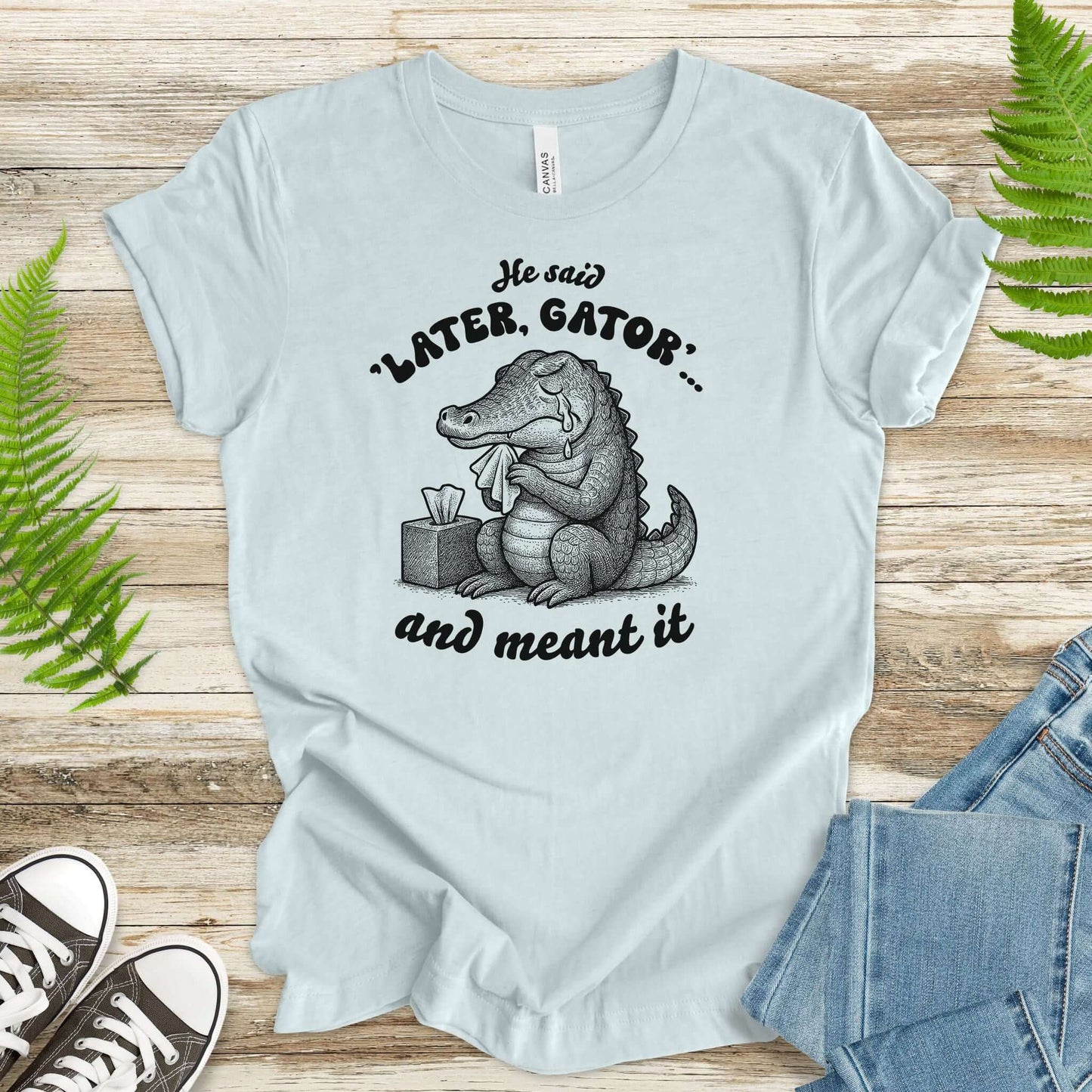 Later Gator Crocodile Shirt – Funny Retro Alligator Meme Tee, Southern Style Lovers