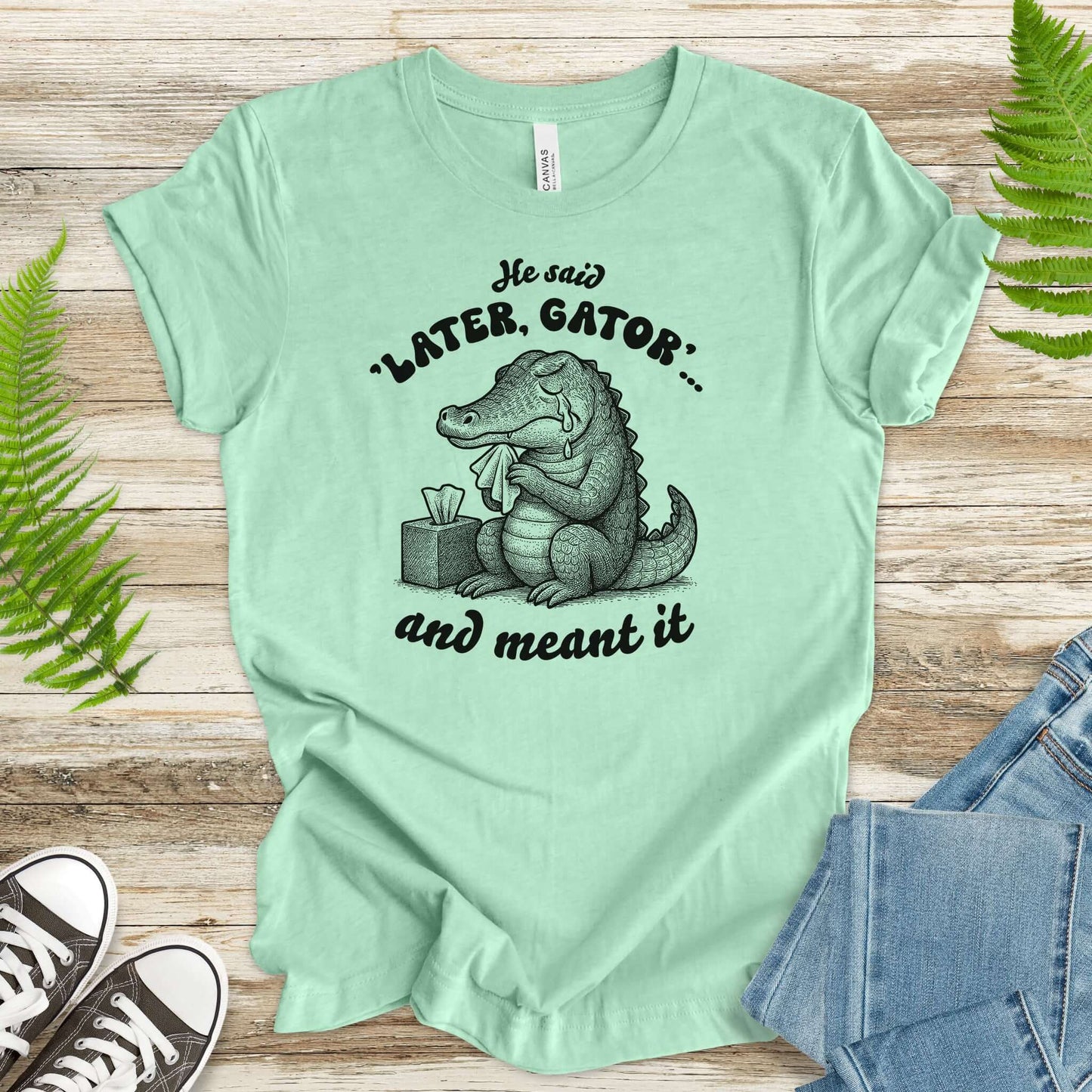 Later Gator Crocodile Shirt – Funny Retro Alligator Meme Tee, Southern Style Lovers