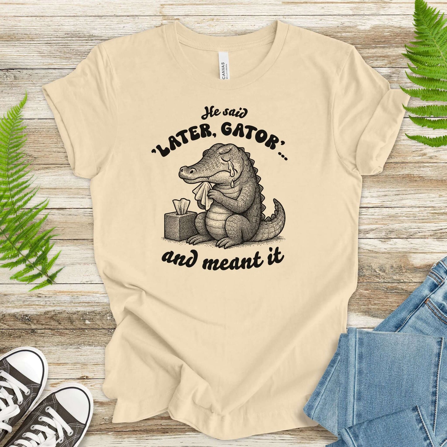 Later Gator Crocodile Shirt – Funny Retro Alligator Meme Tee, Southern Style Lovers