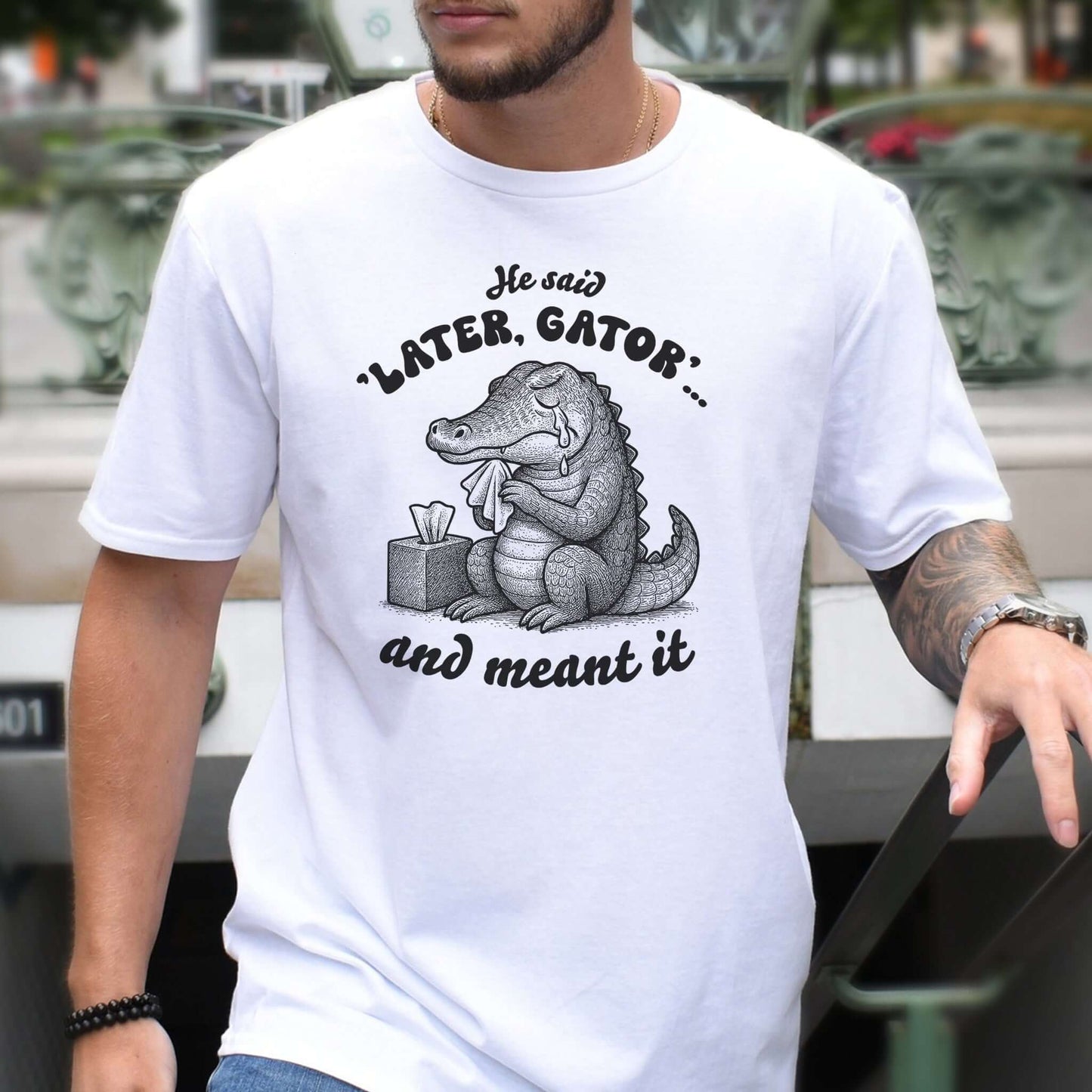 Later Gator Crocodile Shirt – Funny Retro Alligator Meme Tee, Southern Style Lovers
