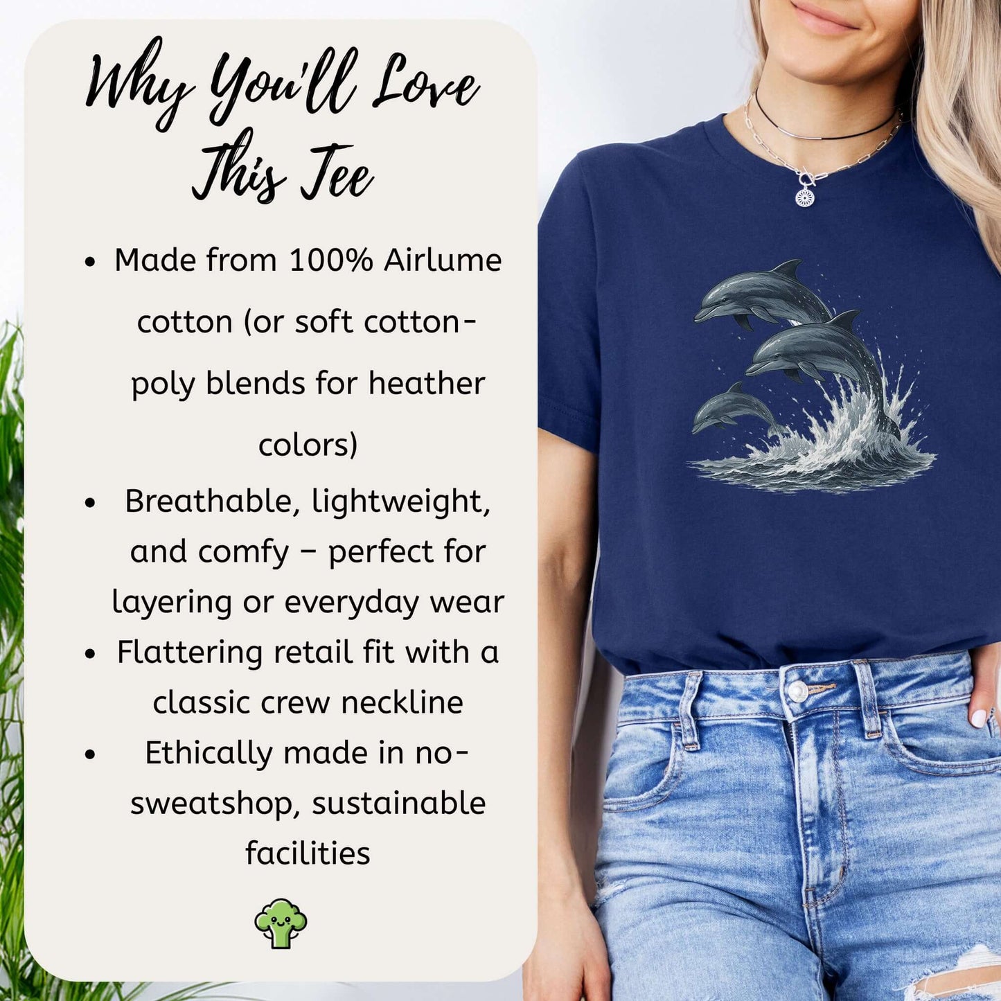 Jumping Dolphins T-Shirt – Spirit Animal of Joy and Ocean Freedom