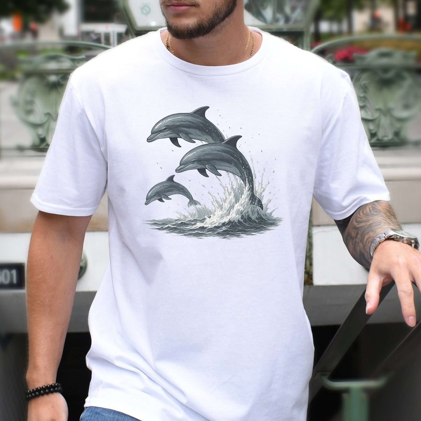 Jumping Dolphins T-Shirt – Spirit Animal of Joy and Ocean Freedom