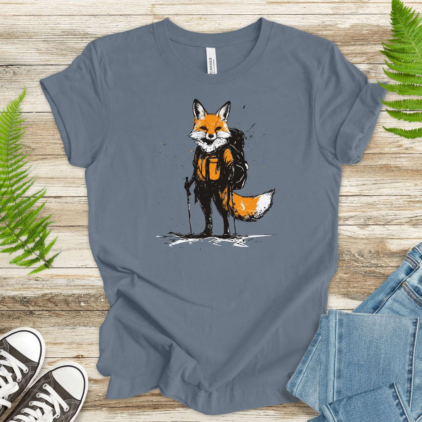 Fox Hiker Adventure T-Shirt