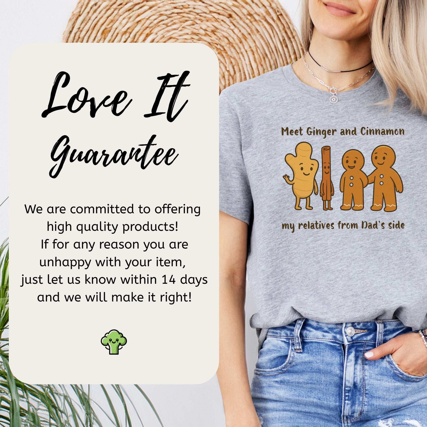 Ginger & Cinnamon Crew T-Shirt – Funny Baking Family Joke Tee
