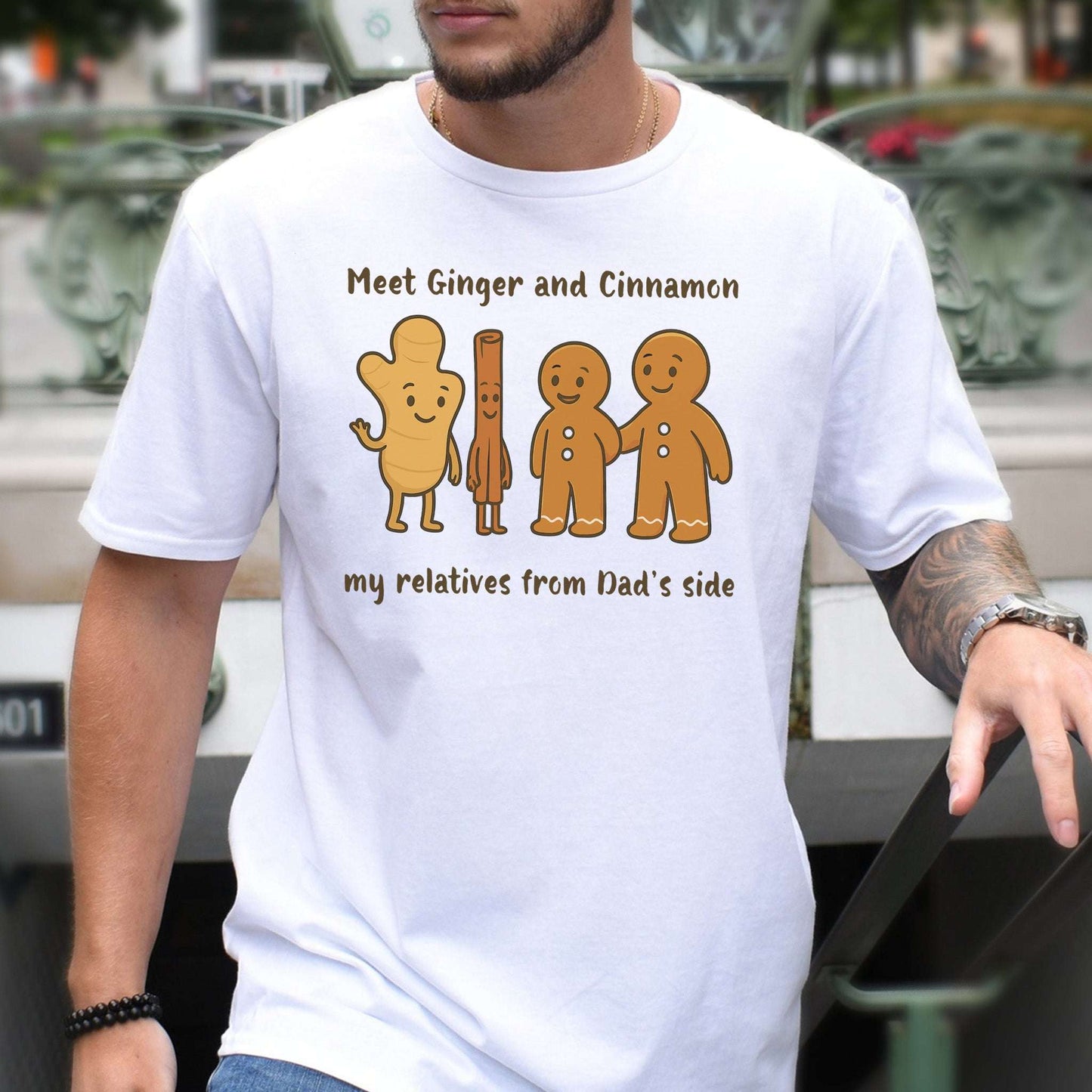 Ginger & Cinnamon Crew T-Shirt – Funny Baking Family Joke Tee