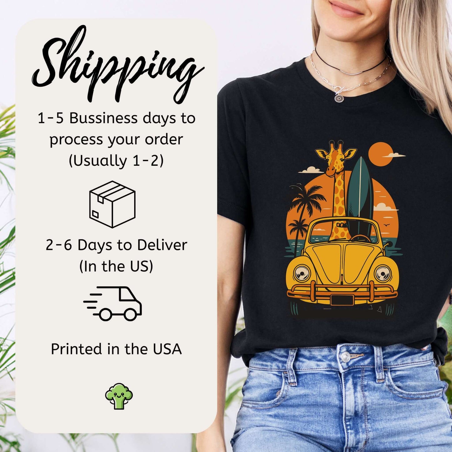 Surfed Out Giraffe T-Shirt – Funny Ocean & Surfing Lover Tee
