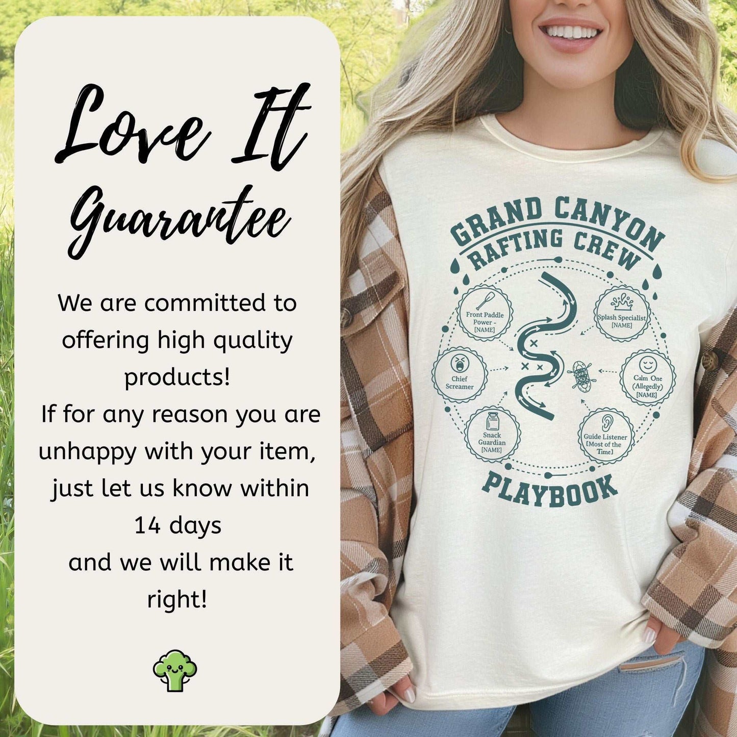 Grand Canyon Rafting Crew Playbook T-Shirt – Whitewater Adventure Humor Tee