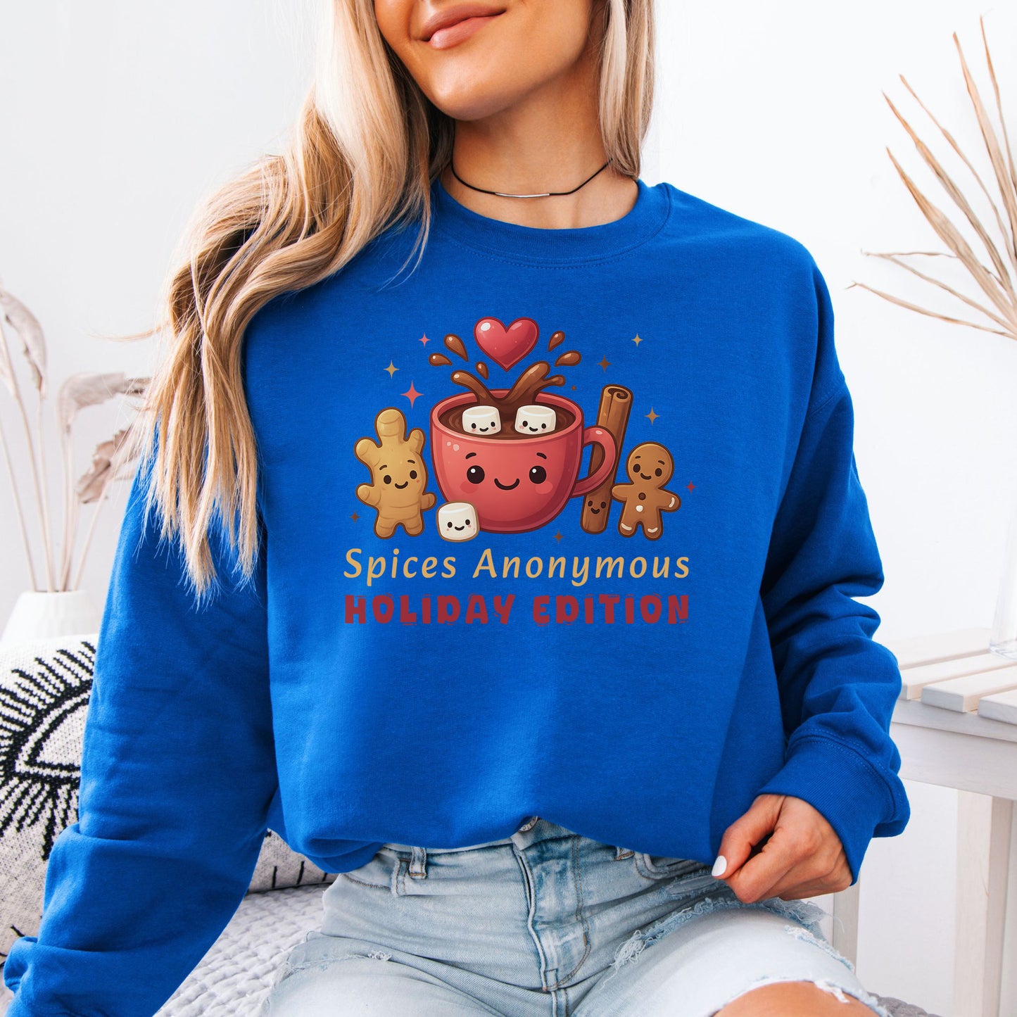 Spices Anonymous Holiday Edition Sweatshirt – Funny Cocoa & Baking Christmas Sweater