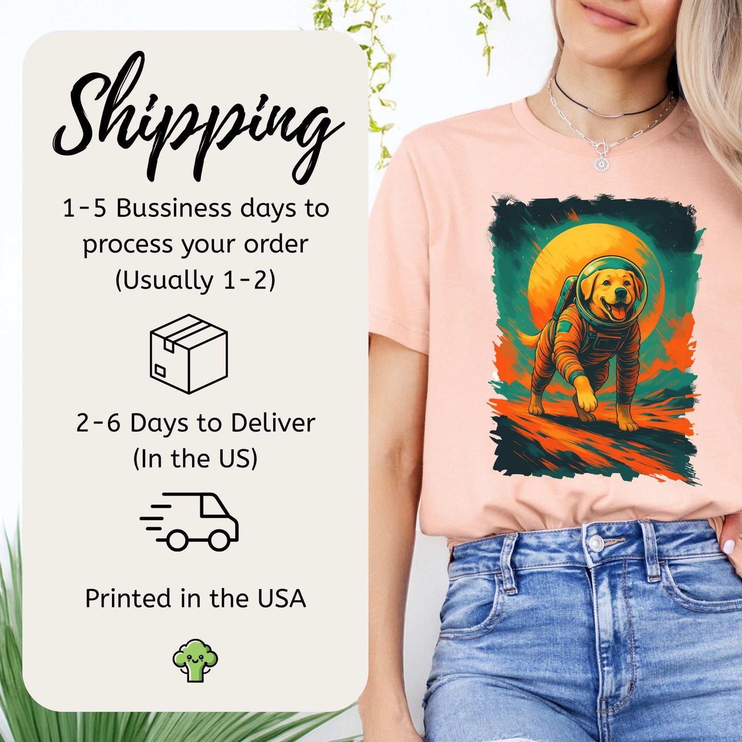 Space Dog Labrador T-Shirt – Astronaut Pup Cosmic Galaxy Tee