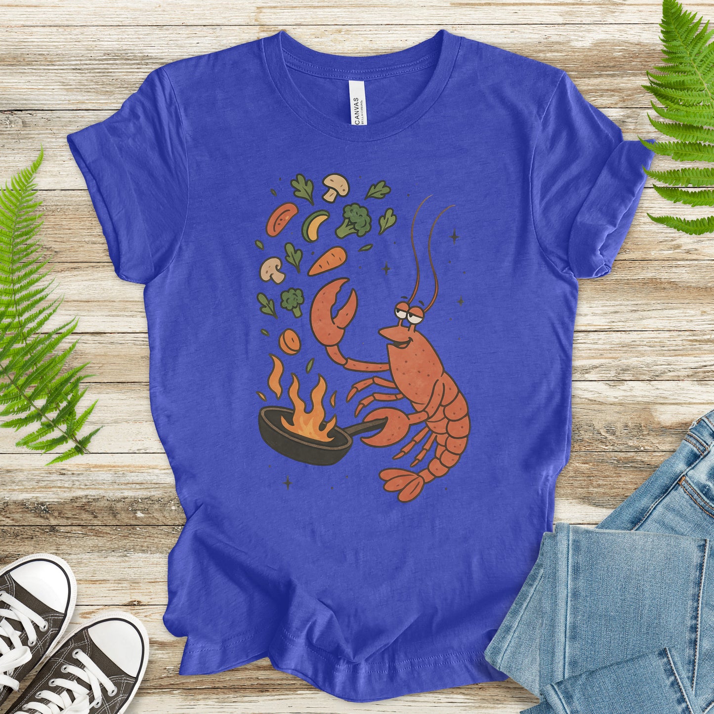 Lobster Chef Cooking T-Shirt – Funny Ocean Foodie Tee
