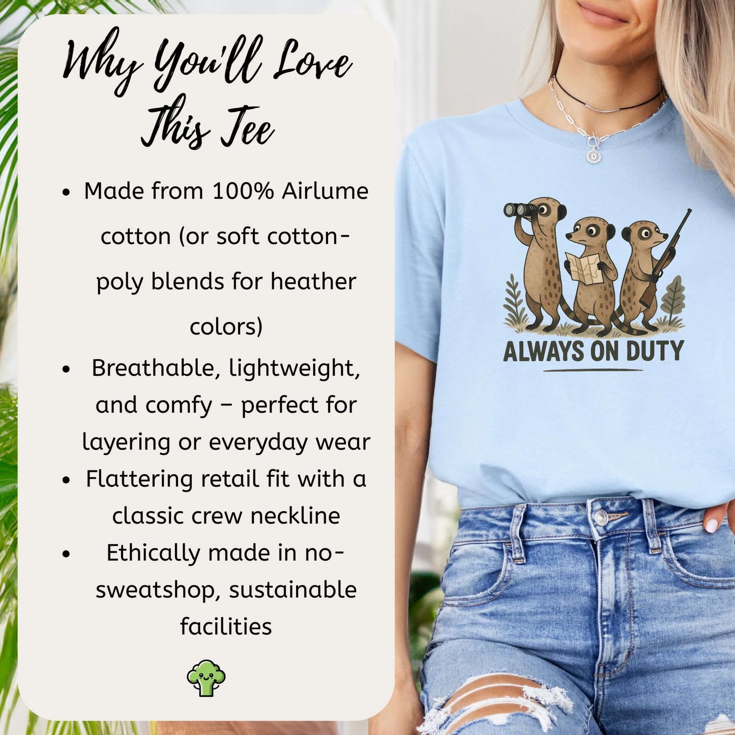 Meerkat Surveillance Squad T-Shirt – Funny Animal Guard Shirt