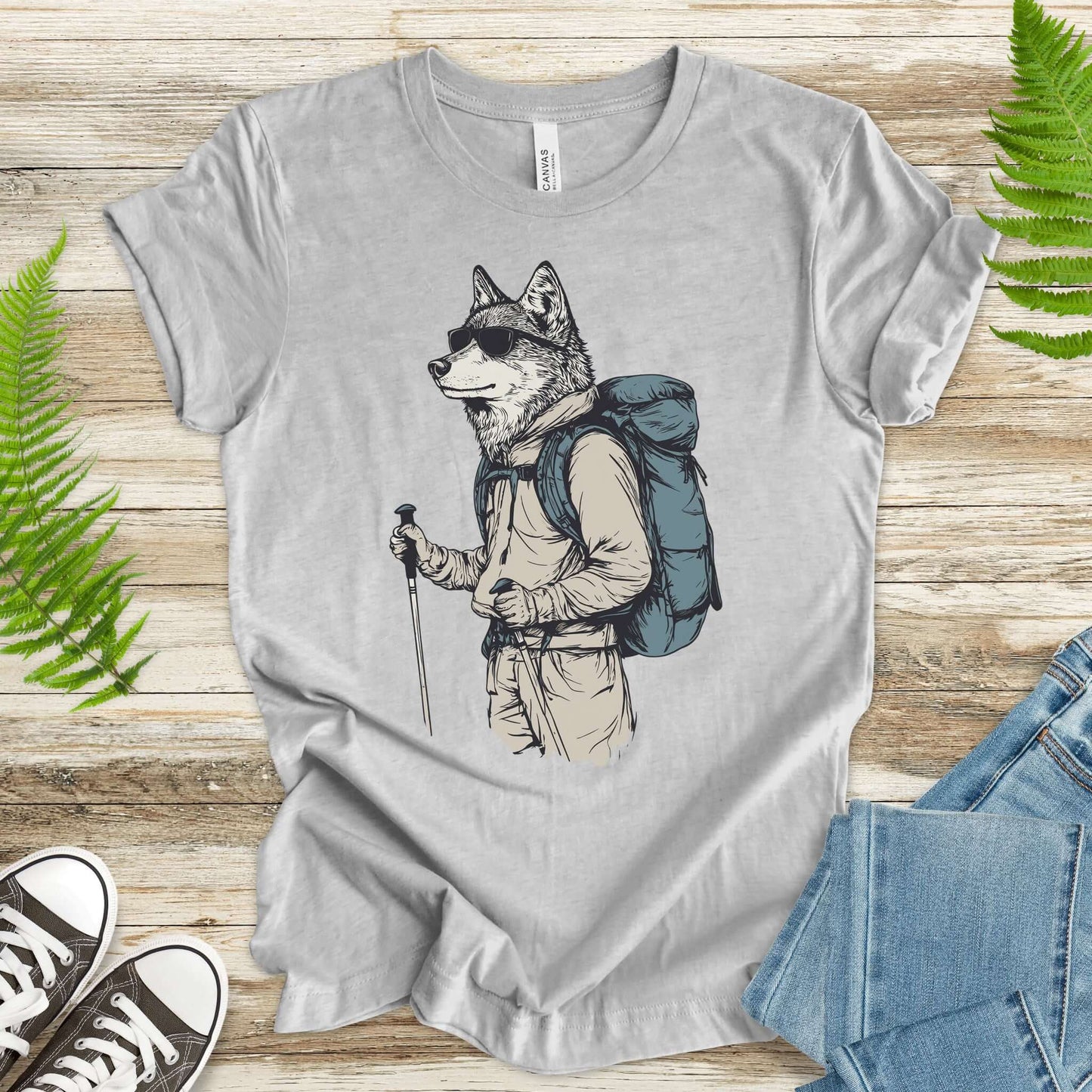 Adventurer Wolf Hiking T-Shirt
