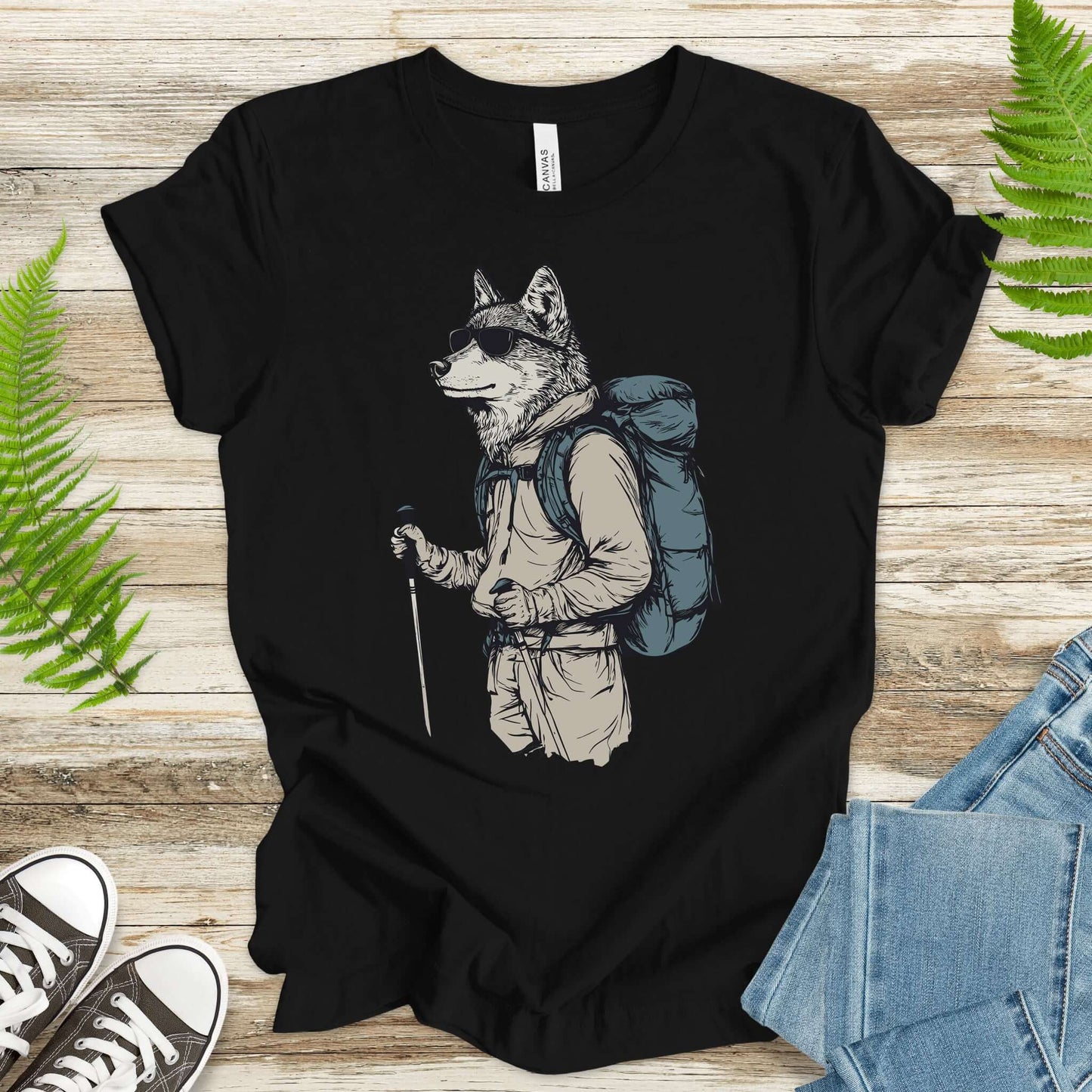Adventurer Wolf Hiking T-Shirt
