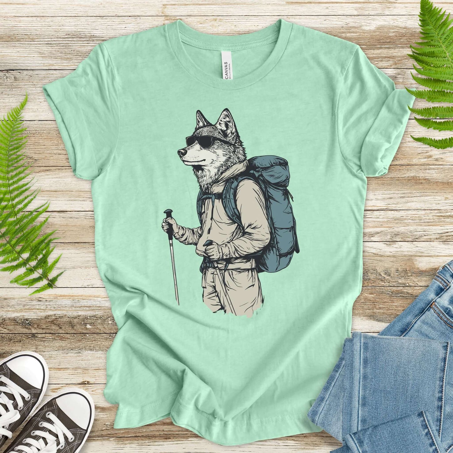 Adventurer Wolf Hiking T-Shirt