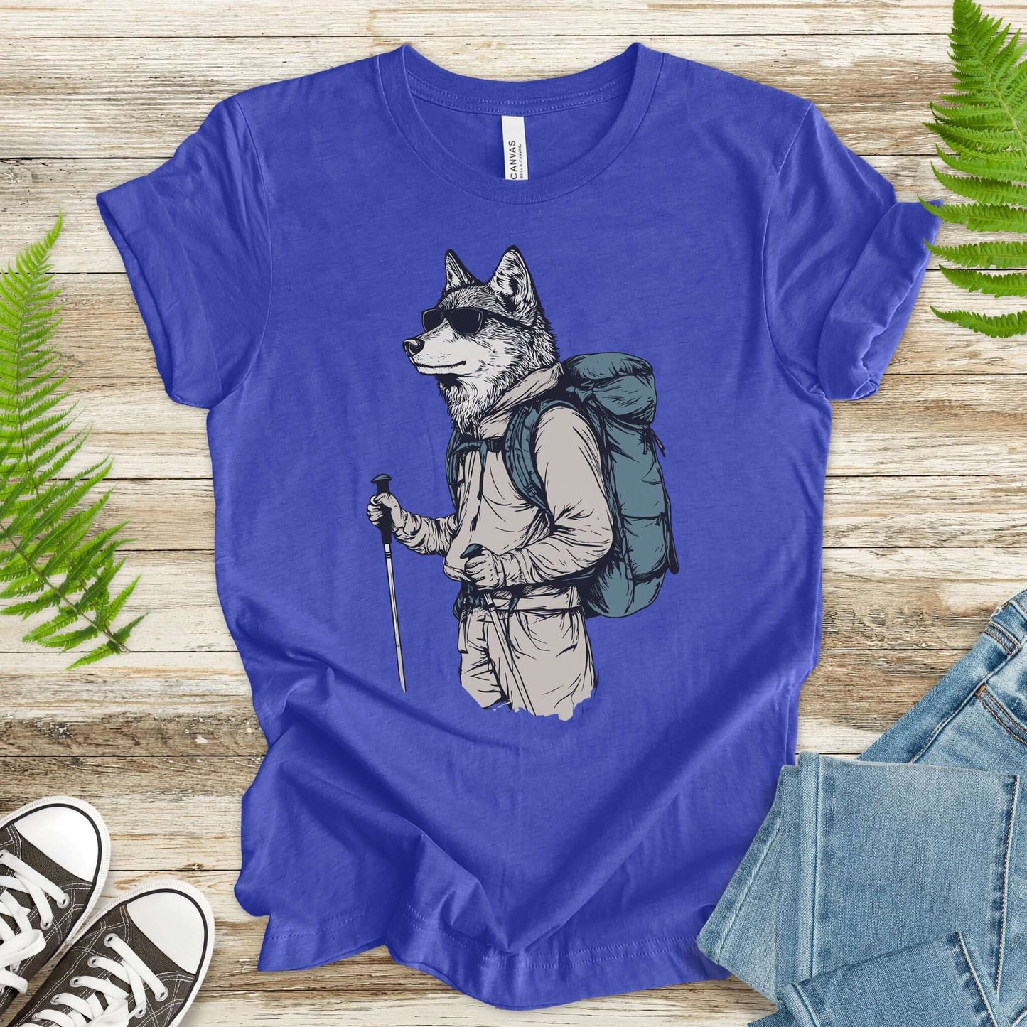 Adventurer Wolf Hiking T-Shirt