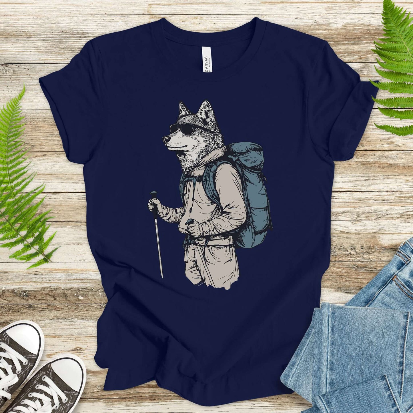 Adventurer Wolf Hiking T-Shirt
