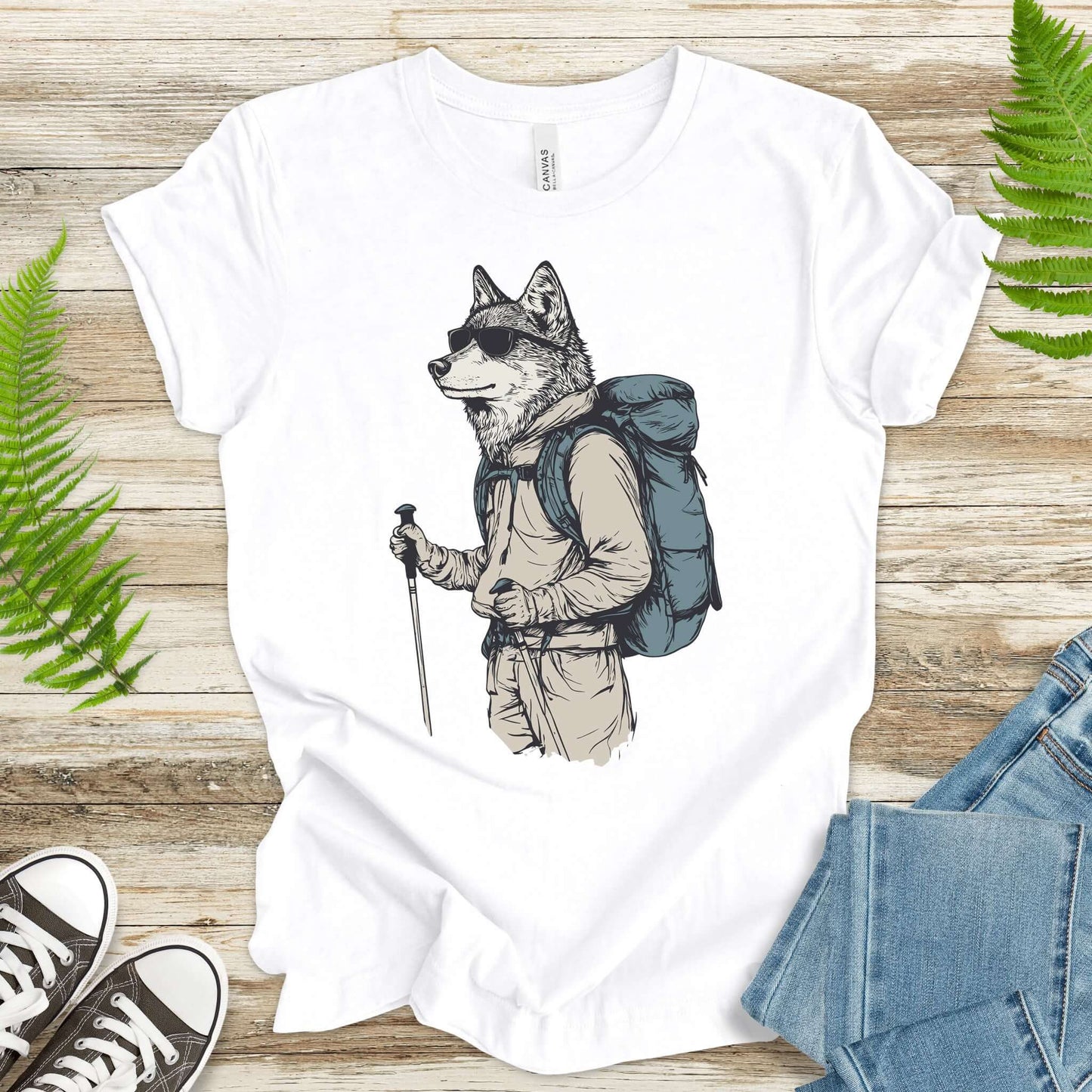 Adventurer Wolf Hiking T-Shirt