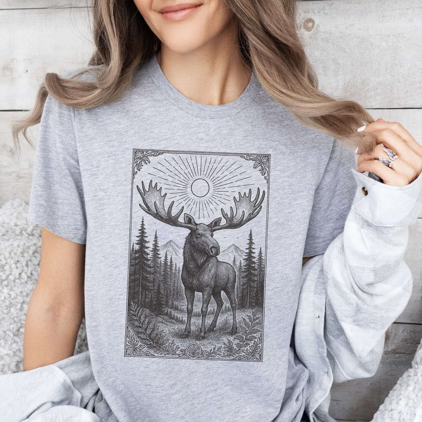 Mystic Moose – Guardian of the Forest T-Shirt