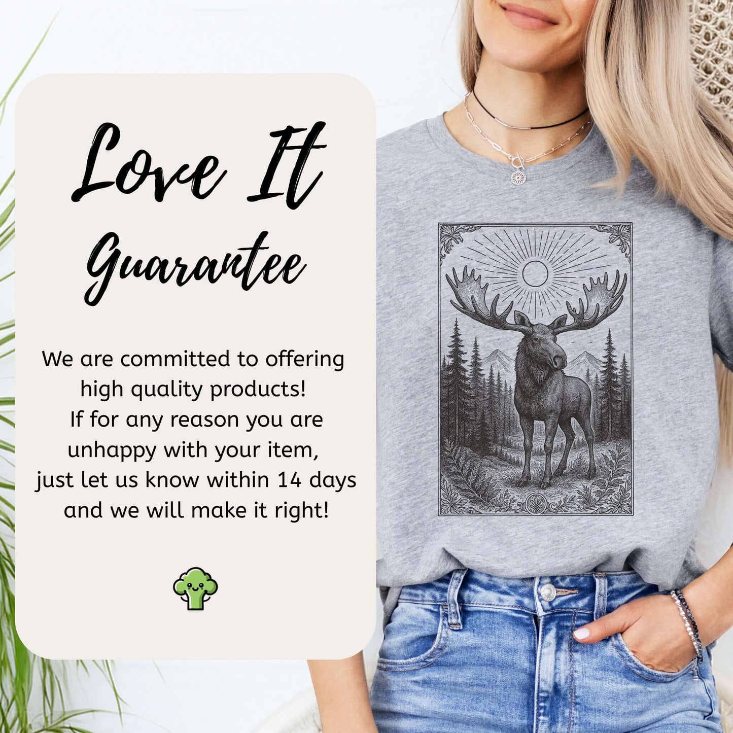 Mystic Moose – Guardian of the Forest T-Shirt