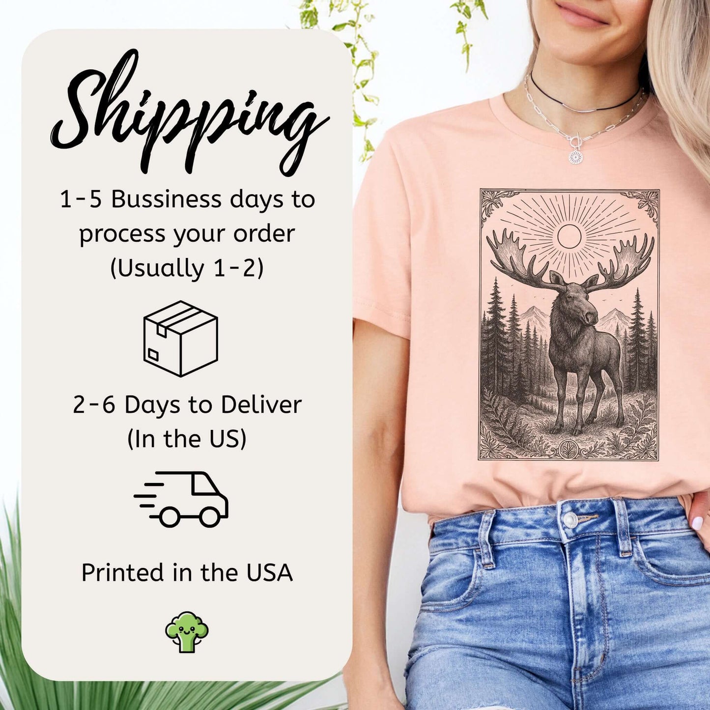 Mystic Moose – Guardian of the Forest T-Shirt